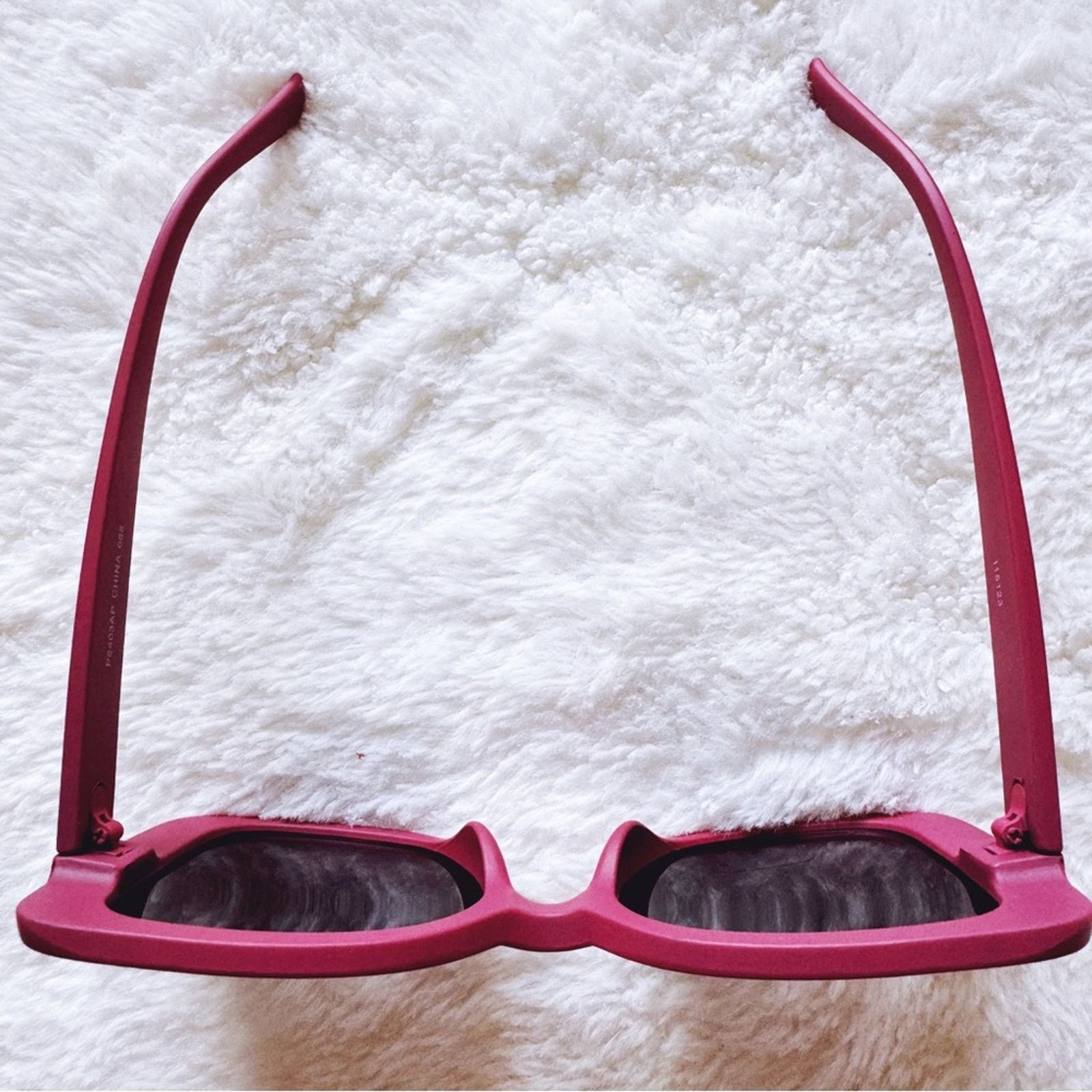 Other Eva Red Square-Framed Sunglasses Size ONE SIZE - 4 Thumbnail