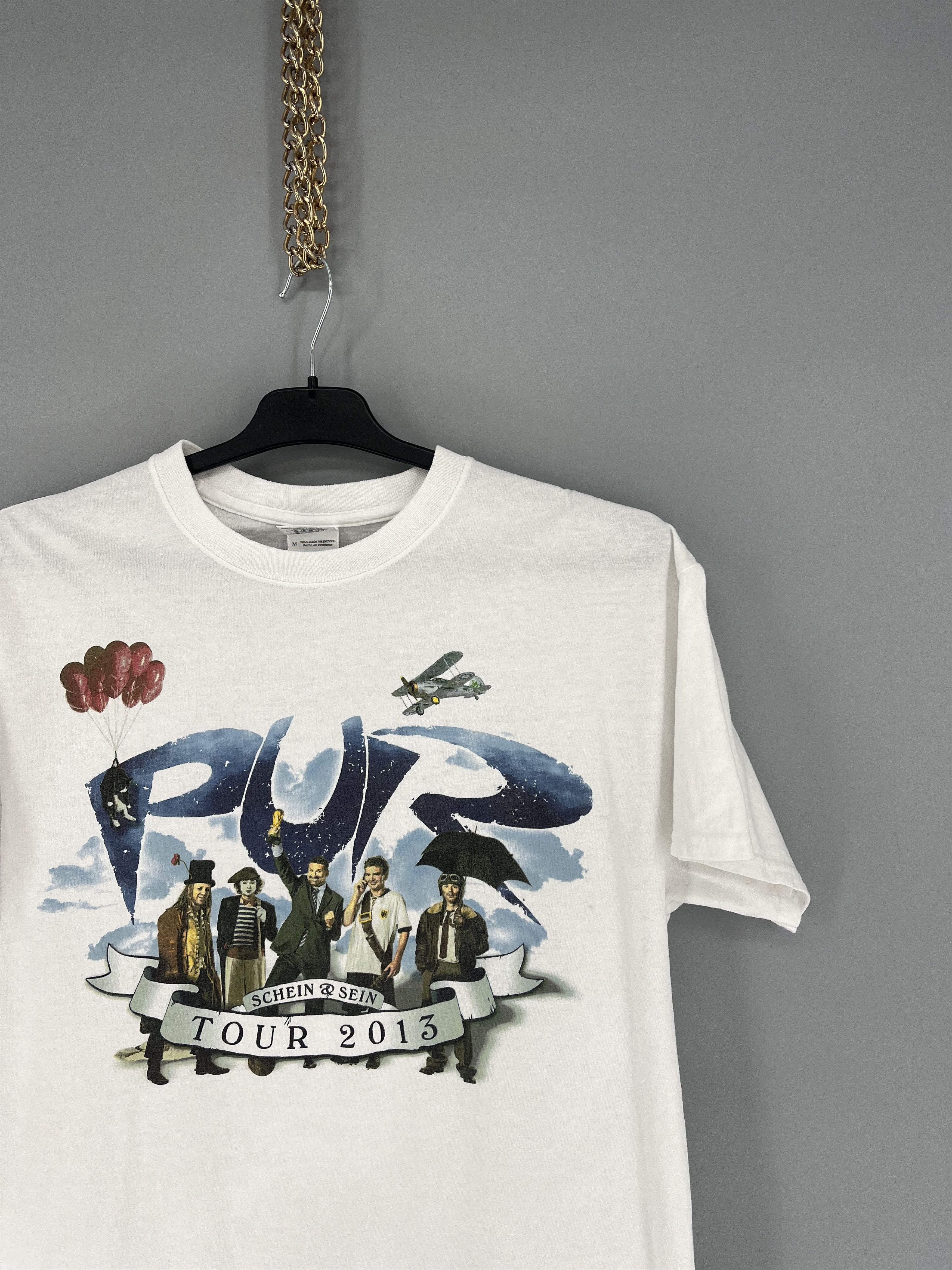 Band Tees PUR 2013 Vintage T-Shirt Pop Rock Band Tee 90s Tour Rare Size US M / EU 48-50 / 2 - 5 Thumbnail