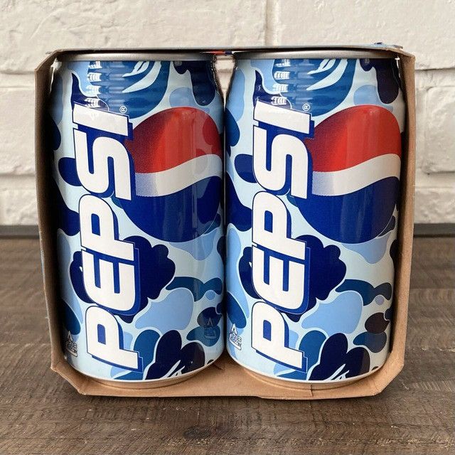 Bape × Pepsi 2001 BAPE × Pepsi Cola Aluminum Cans ABC CAMO APE NIGO Size ONE SIZE - 4 Thumbnail