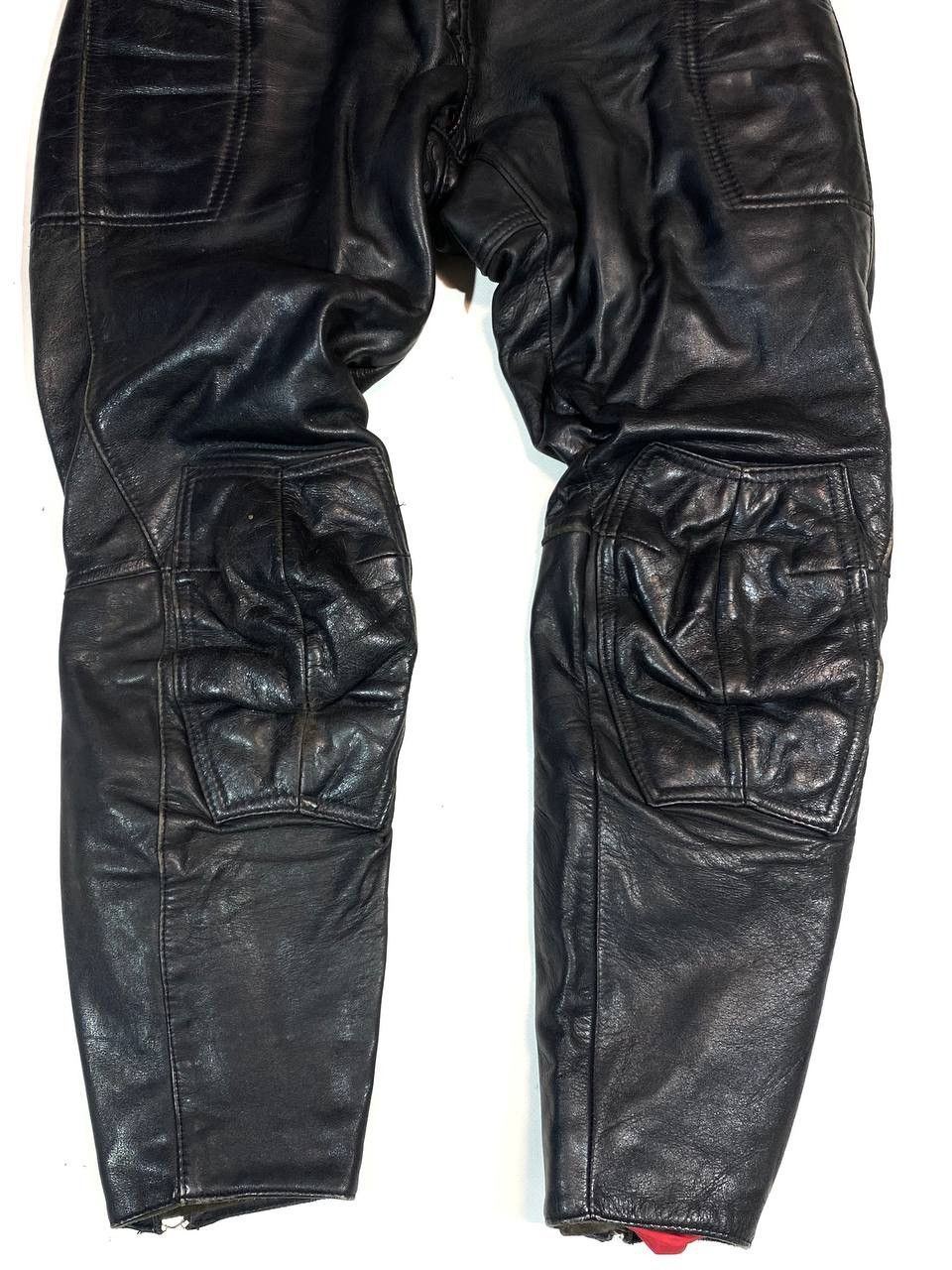 Vintage Vintage Rare Racing Moto Leather Pants Size US 28 / EU 44 - 3 Thumbnail