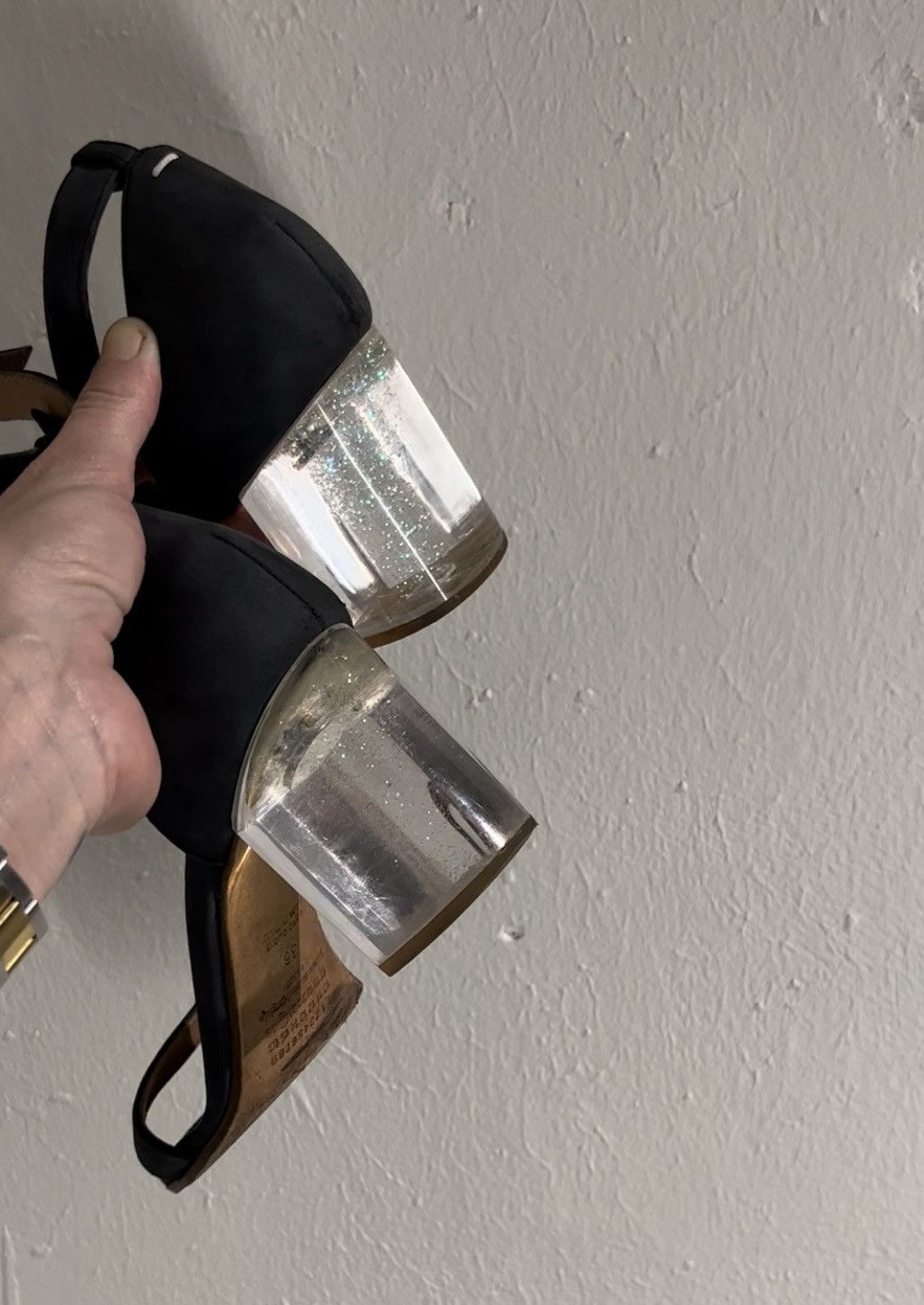 Maison Margiela Martin Era Tromp L’oeil Clear Heel Sandals Size US 6 / IT 36 - 12 Thumbnail
