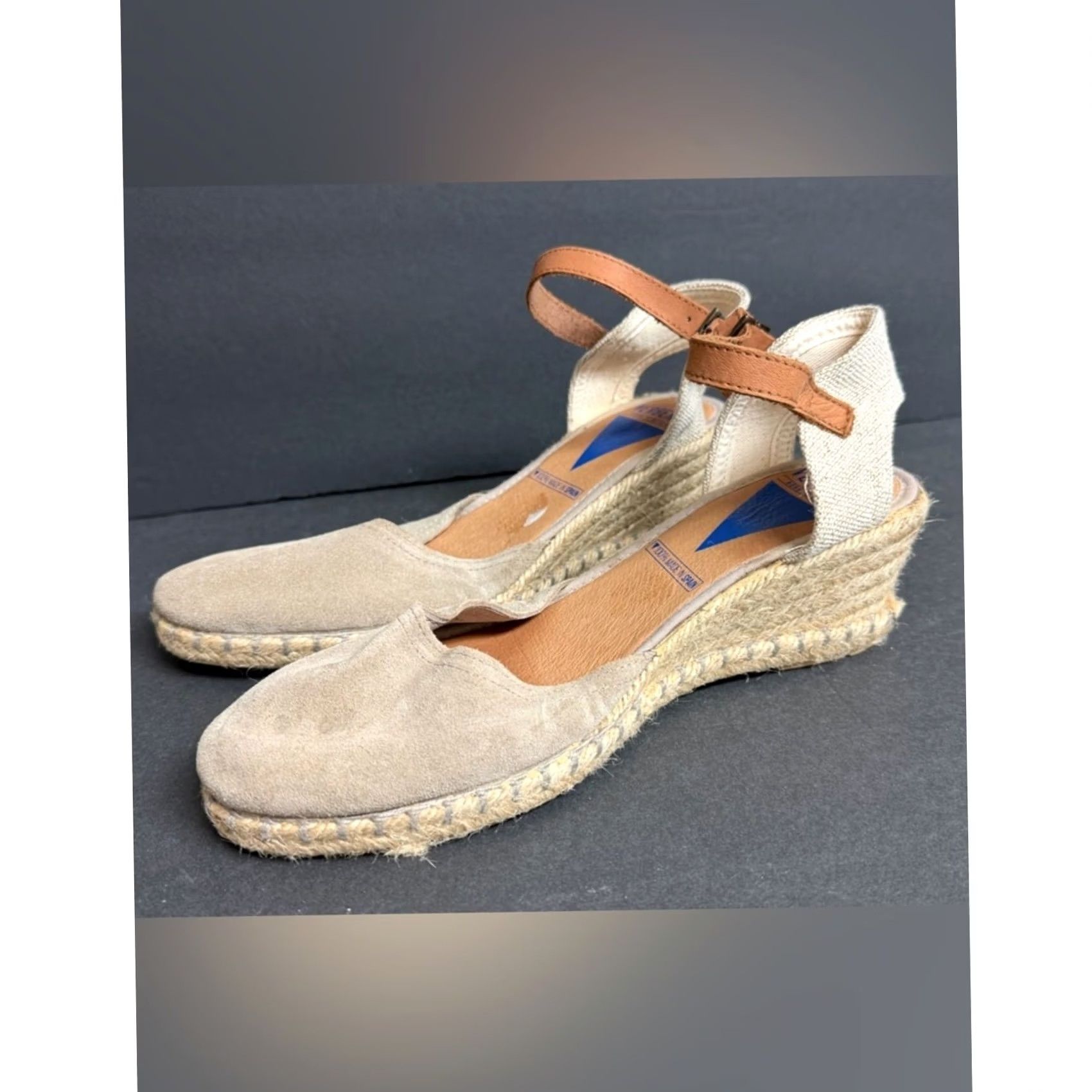 Vintage Verbenas Malena Espadrille Wedge Sandals Size 39 US 8 Spain Women’s Size US 8 / IT 38 - 3 Thumbnail