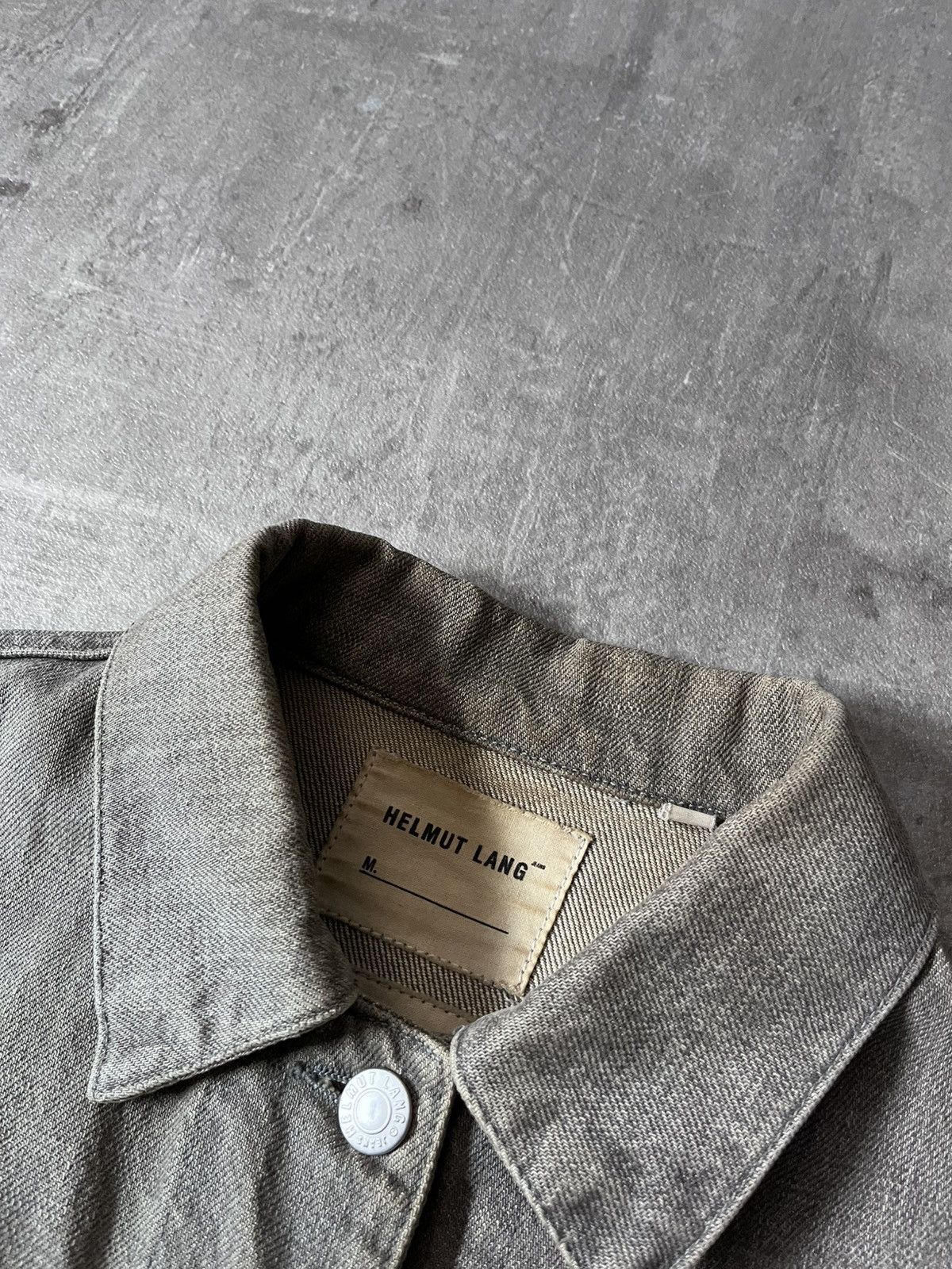 Helmut Lang Helmut Lang 90s Vintage Classic denim grey jacket Size M / US 6-8 / IT 42-44 - 15 Thumbnail
