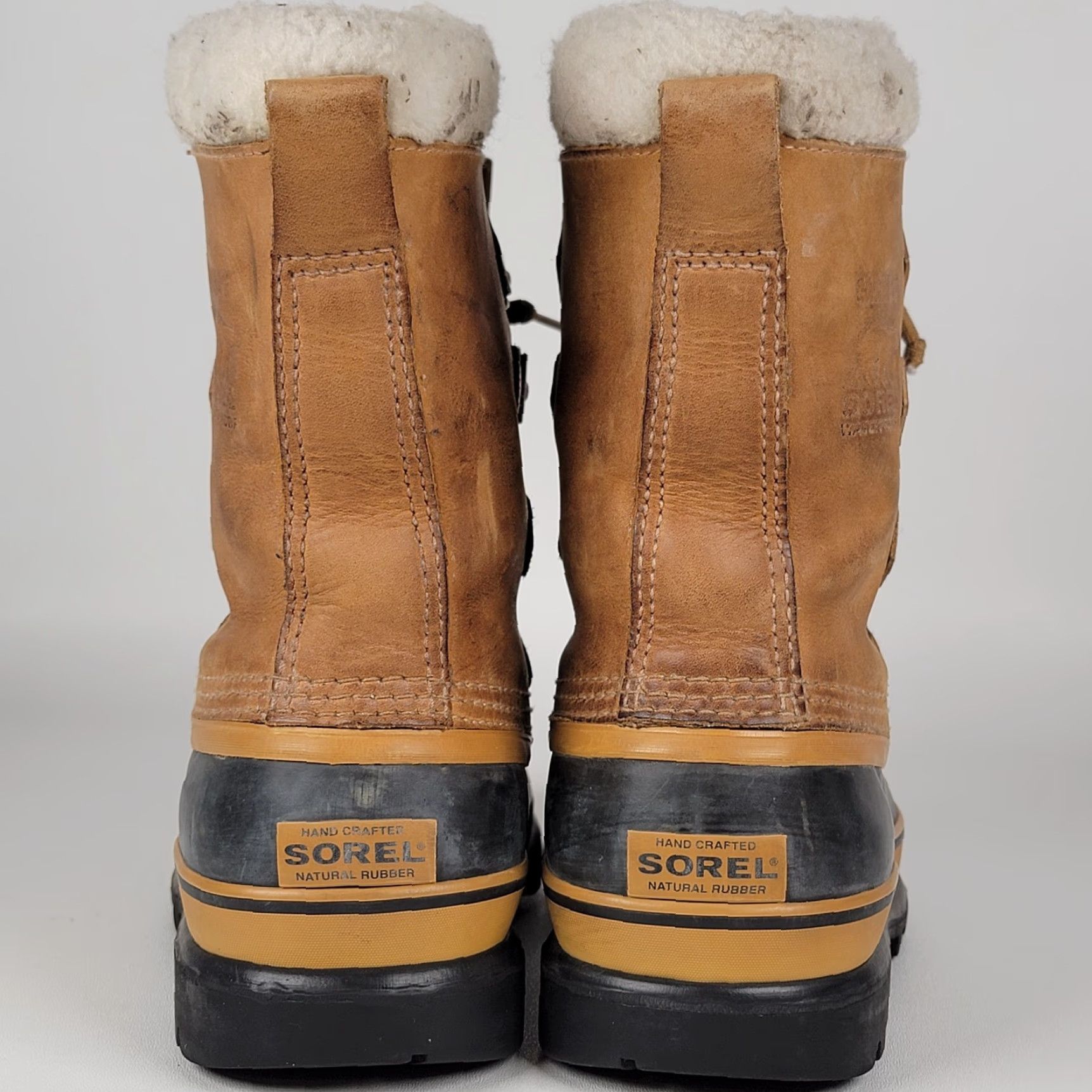 SOREL Sorel Caribou Boot Womens Size 7 NL1005-280 Waterproof Insulated Leather Brown Wool Lining Rubber Sole Shoes Size US 7 / IT 37 - 7 Thumbnail
