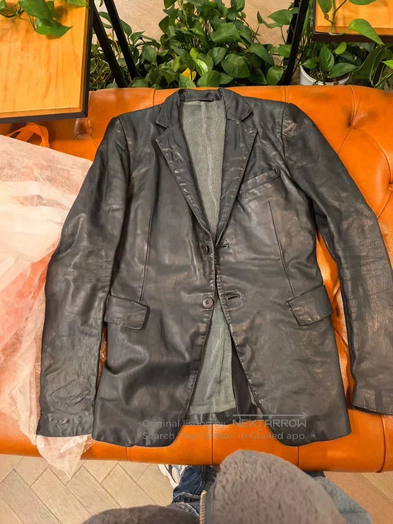 Carol Christian Poell Carol Christian Poell Kangaroo Leather Blazer Jacket Size US S / EU 44-46 / 1 - 1 Thumbnail