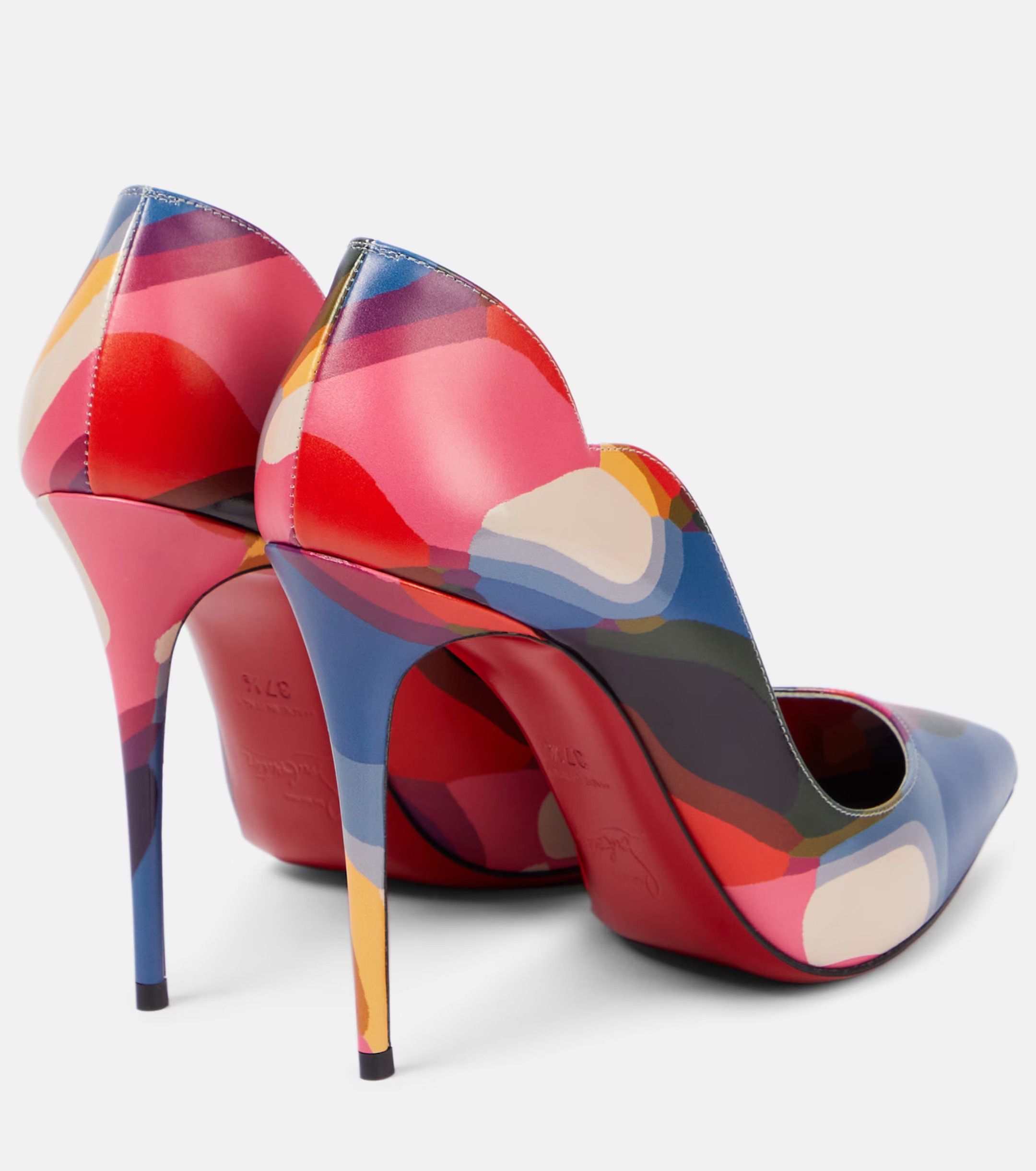 Christian Louboutin CHRISTIAN LOUBOUTIN Hot Chick printed leather pumps 7 37 Size US 6.5 / IT 36.5 - 4 Thumbnail