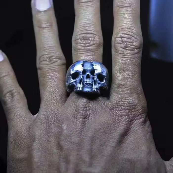 Jewelry Mask Skull Ring Size ONE SIZE - 1 Thumbnail