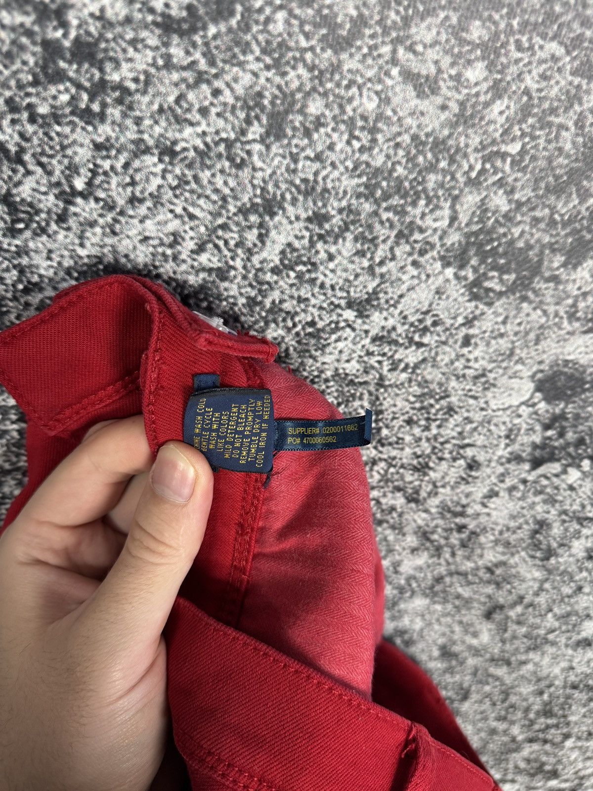 Polo Ralph Lauren × Ralph Lauren Polo Ralph Lauren Skinny Denim Red Pants Whitlyn Jod Size 28 Size 28" / US 6 / IT 42 - 10 Thumbnail