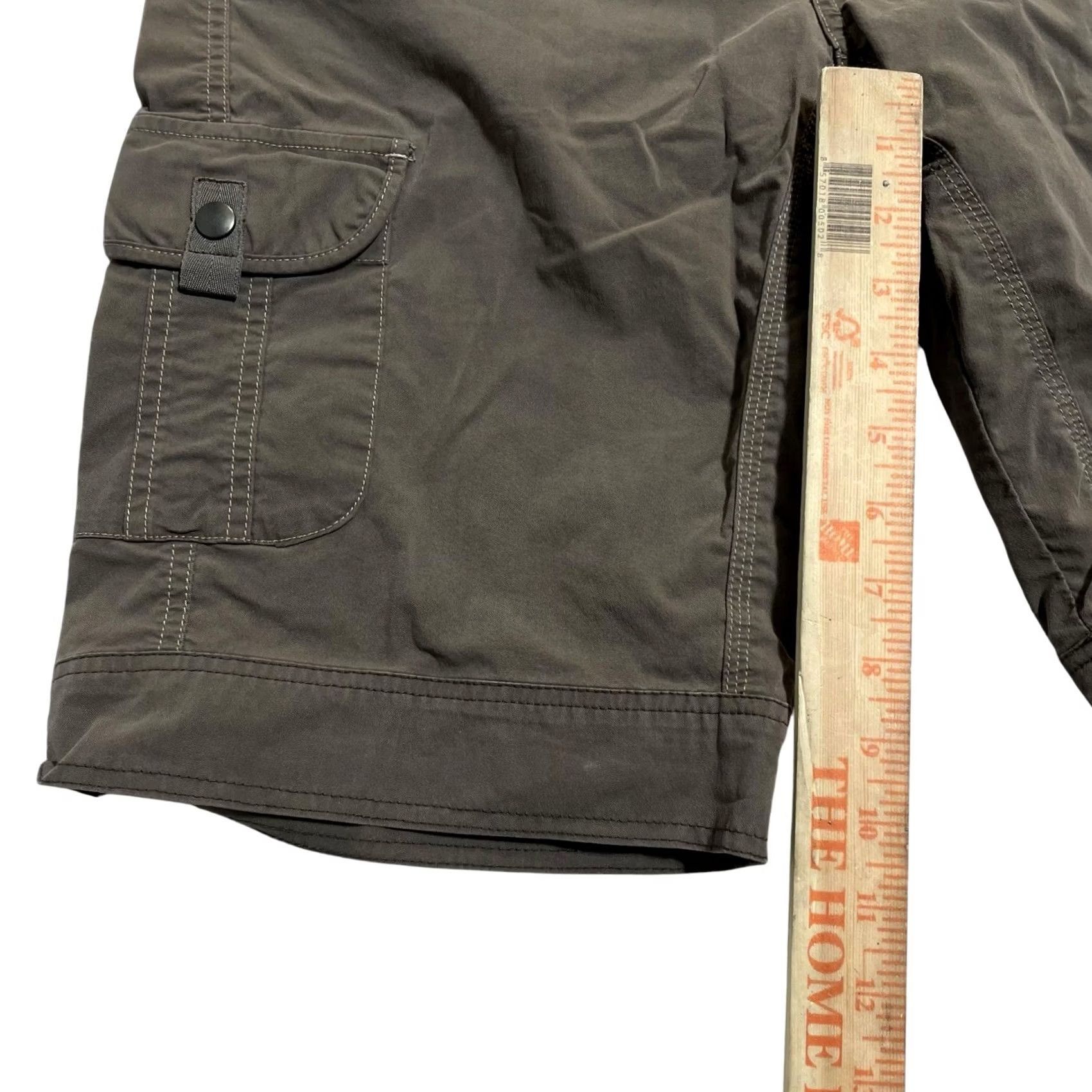 Vintage Kuhl Womens Shorts Sz 8 Brown Cotton Blend Cargo Hiking Casual Size 30" / US 8 / IT 44 - 4 Thumbnail
