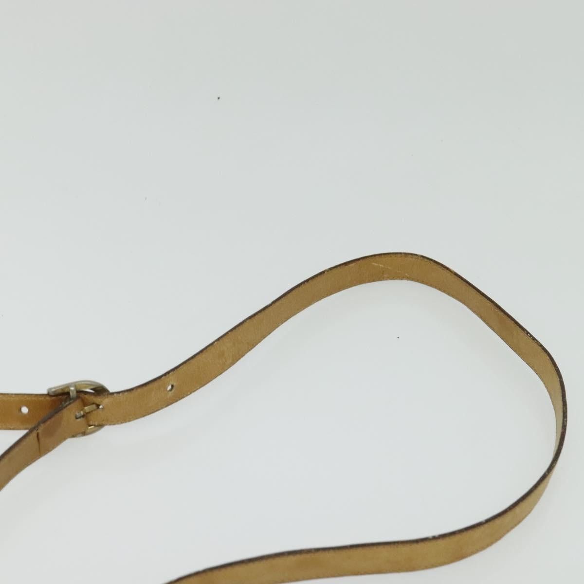 Celine CELINE Macadam Canvas Shoulder Bag Pvc Beige Gold Size ONE SIZE - 8 Thumbnail