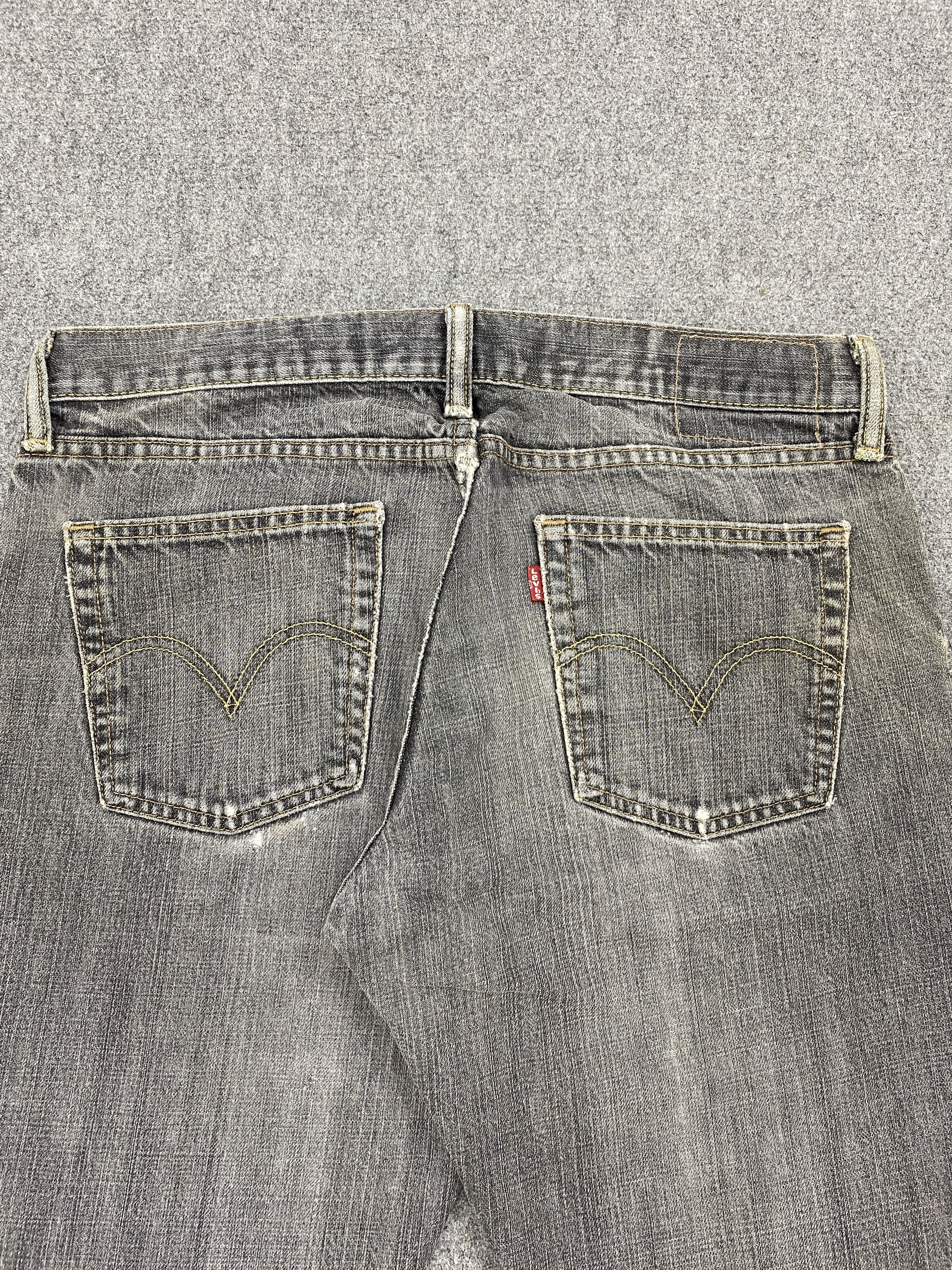 Levi's Vintage Levis 514 Faded Black Distressed Jeans DP2640 Size US 32 / EU 48 - 4 Thumbnail