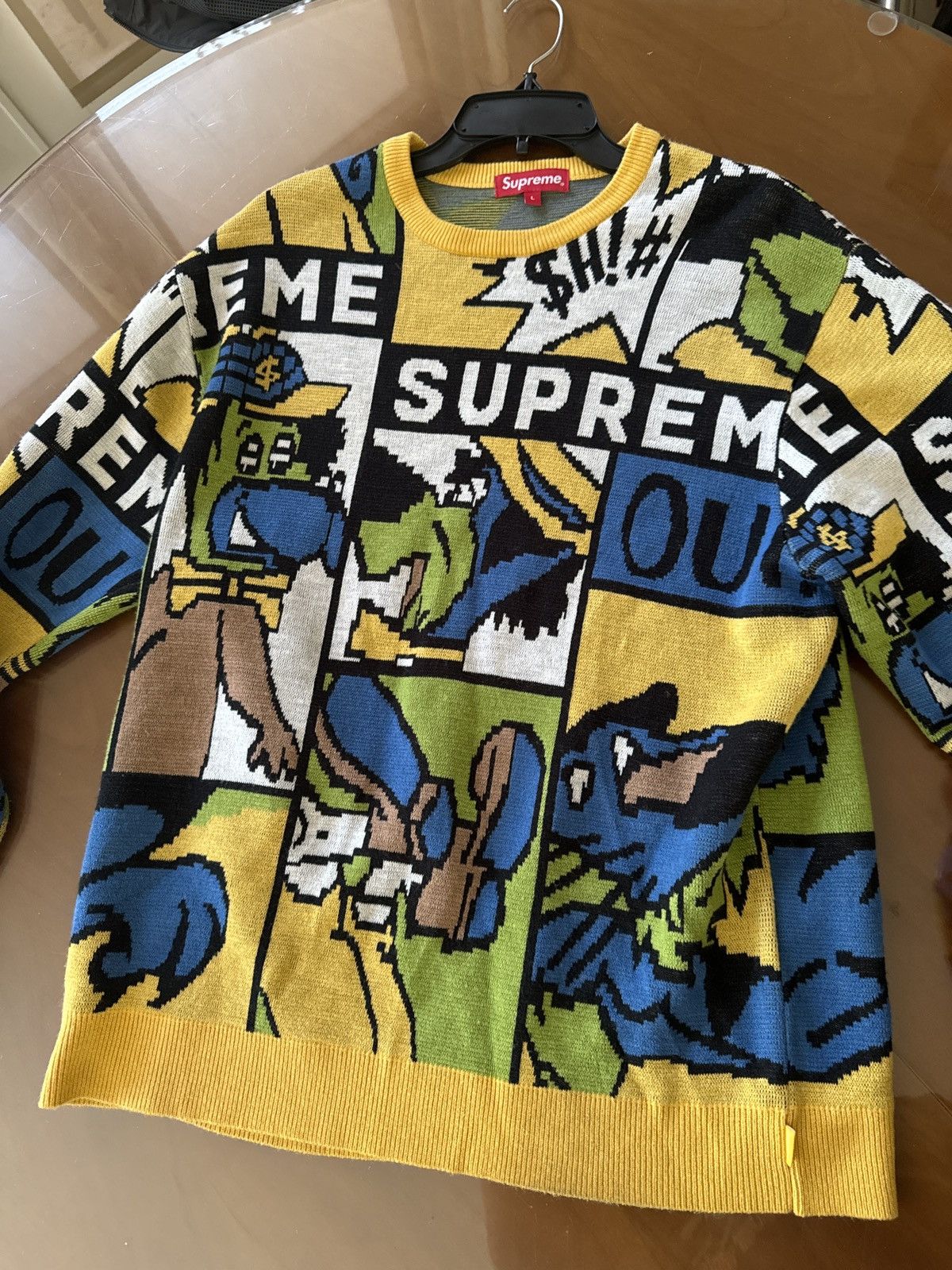 Supreme SUPREME Cartoon Sweater Size US L / EU 52-54 / 3 - 5 Thumbnail