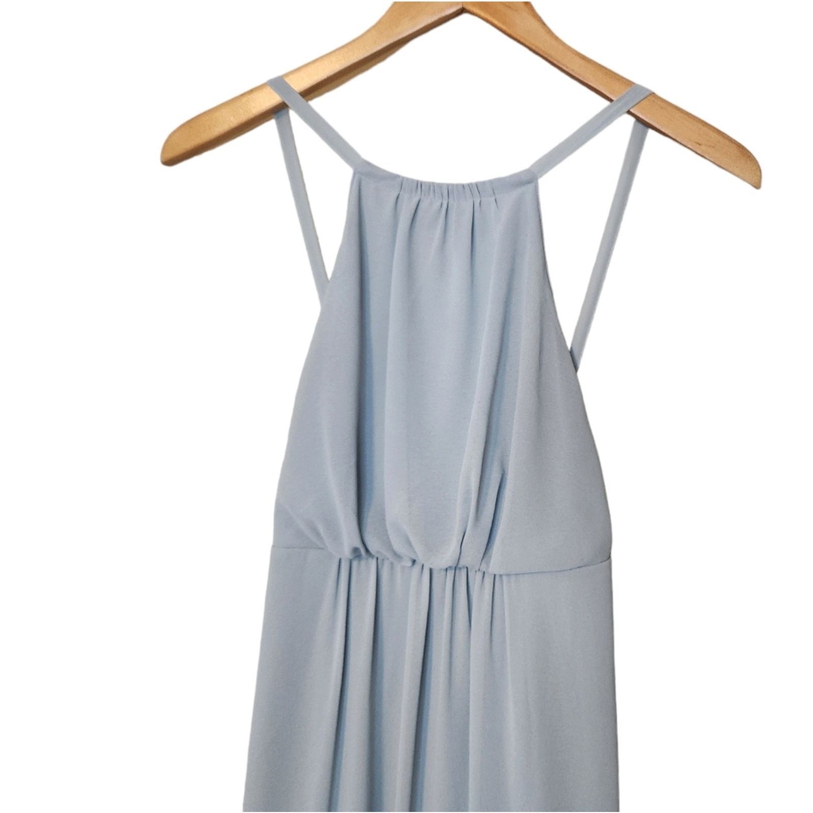 Show Me Your MuMu Show me your MuMu Amanda Chiffon light blue maxi dress Small Size S / US 4 / IT 40 - 7 Thumbnail