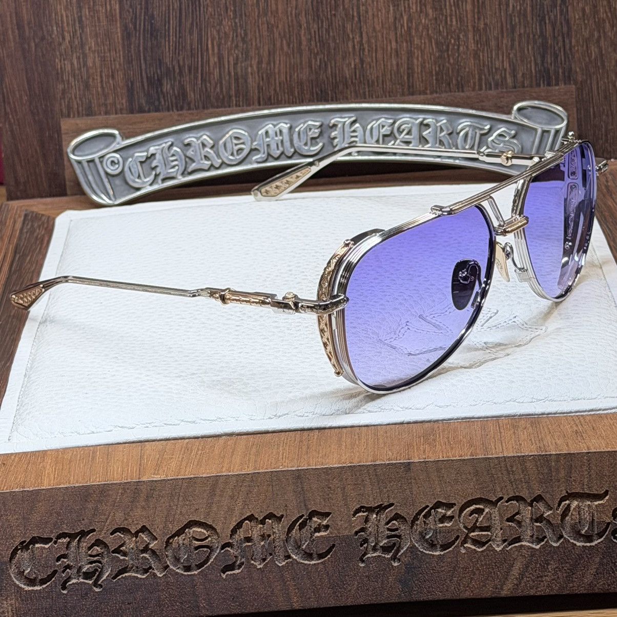 Chrome Hearts Chrome Hearts BOXEBEN 1/1 Sunglasses Size ONE SIZE - 6 Thumbnail