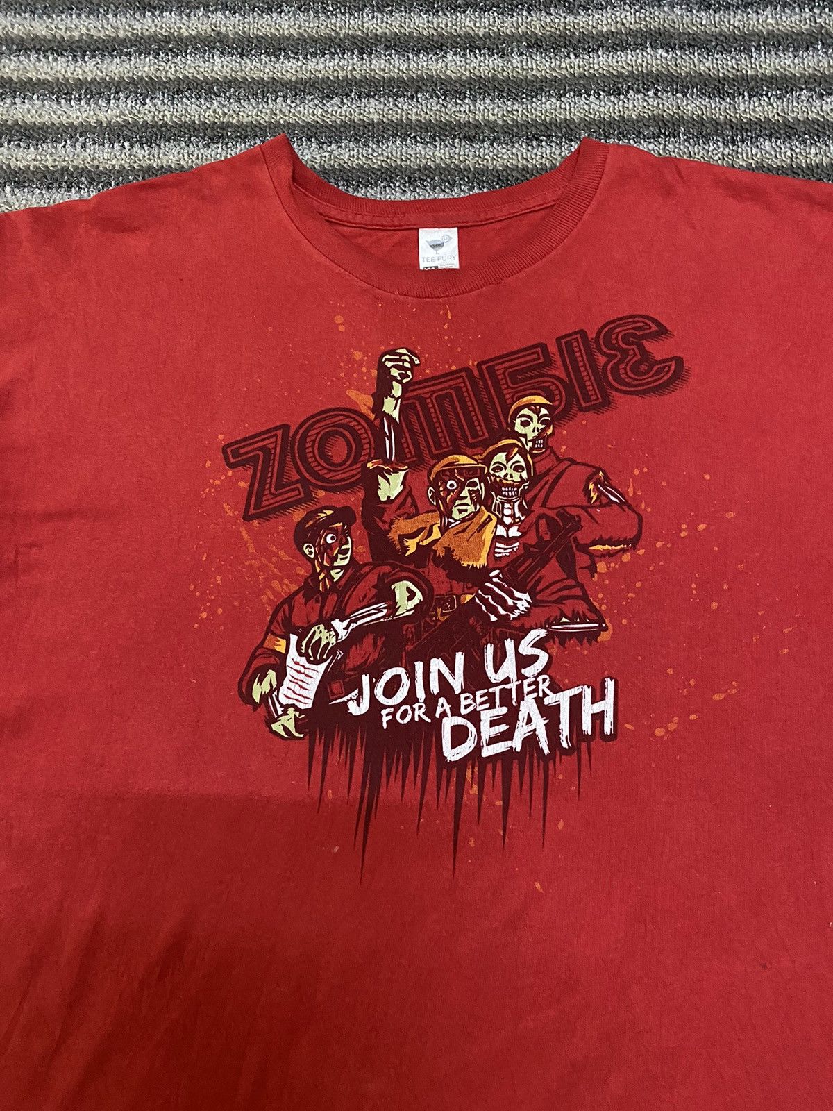 Other × Teefury Zombie 🧟‍♀️ Tee Fury Tshirt Size US XXL / EU 58 / 5 - 2 Thumbnail
