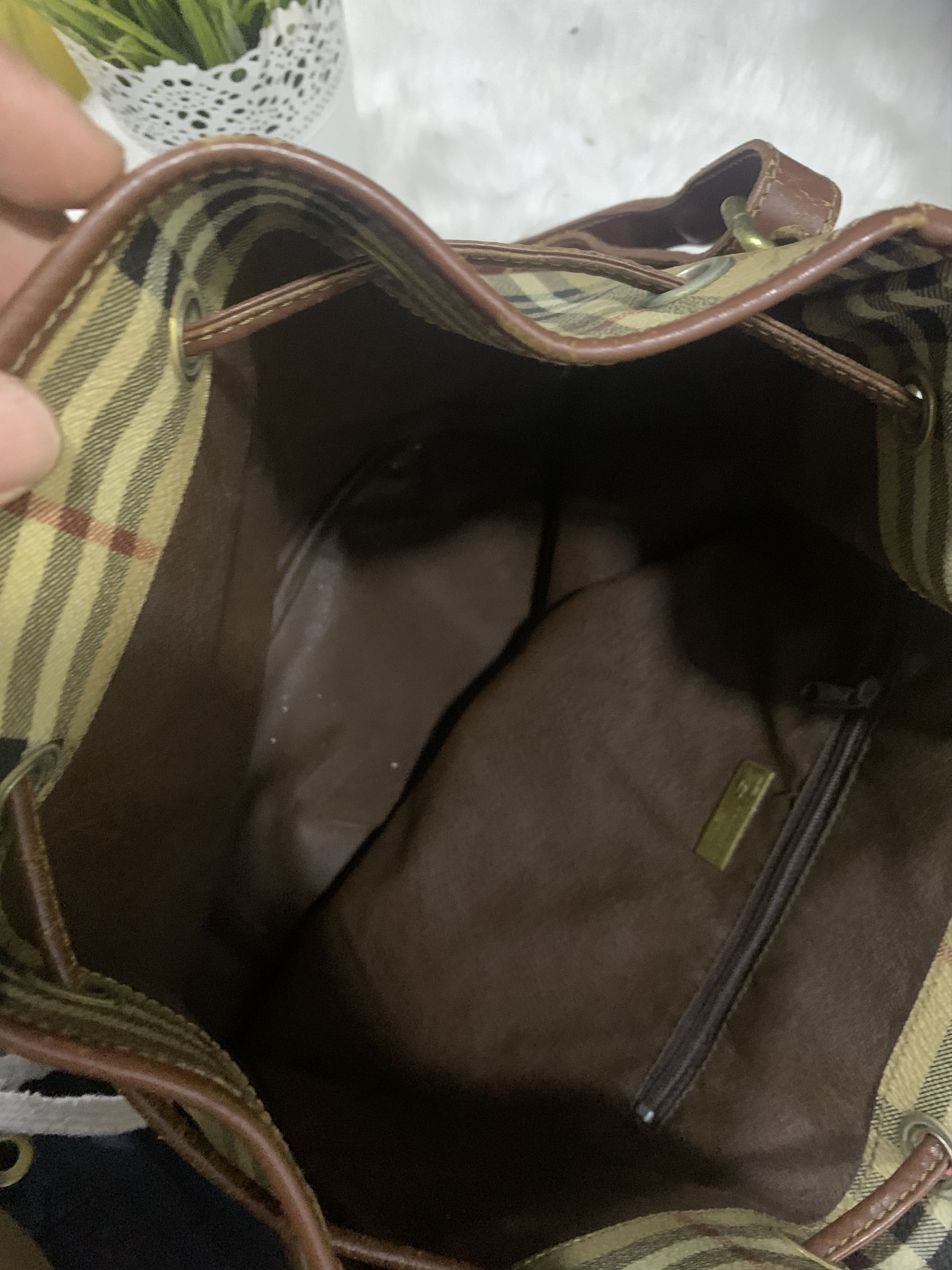 Burberry VINTAGE!! Bucket Bag Burberry Novacheck Size ONE SIZE - 10 Thumbnail