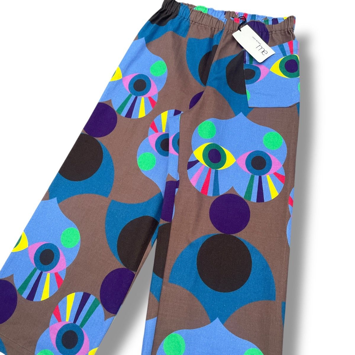 Issey Miyake RARE Issey Miyake Me Eyes AOP Graphic Print Baggy Pants Size US 28 / EU 44 - 3 Thumbnail