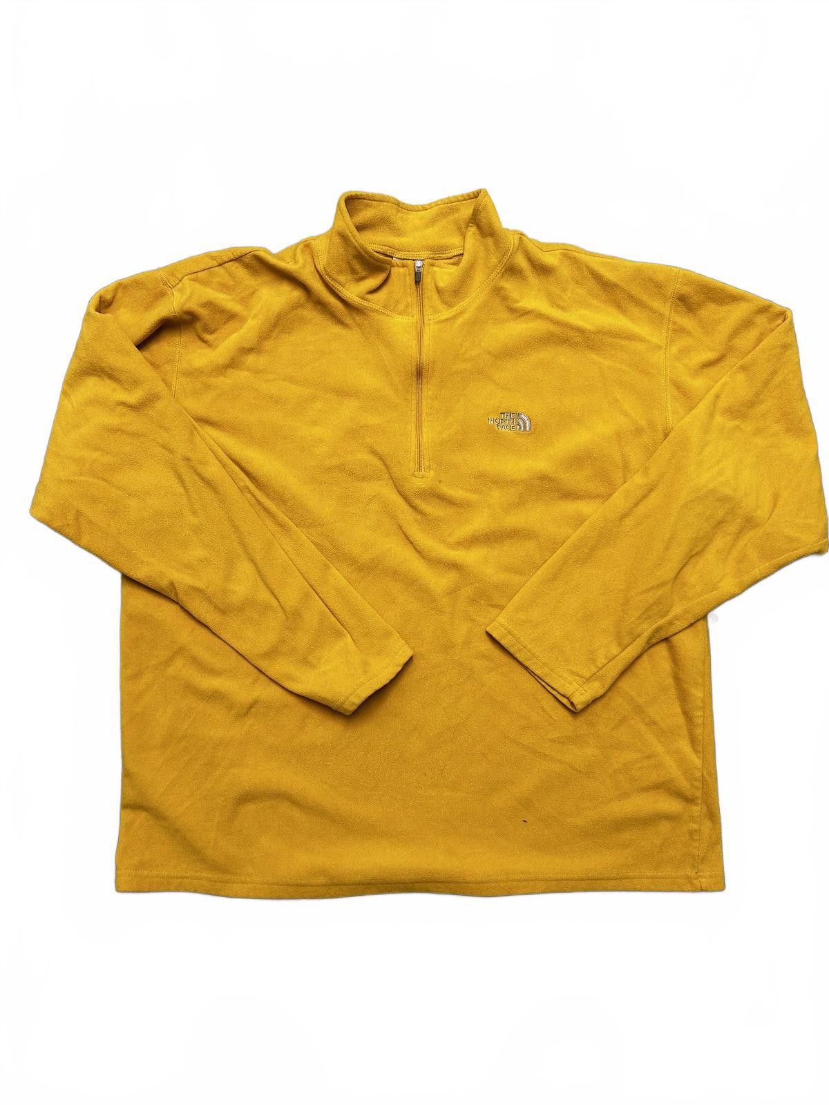 The North Face The North Face Men's Quarter Zip Fleece Top - Mustard Yellow Size US L / EU 52-54 / 3 - 2 Thumbnail