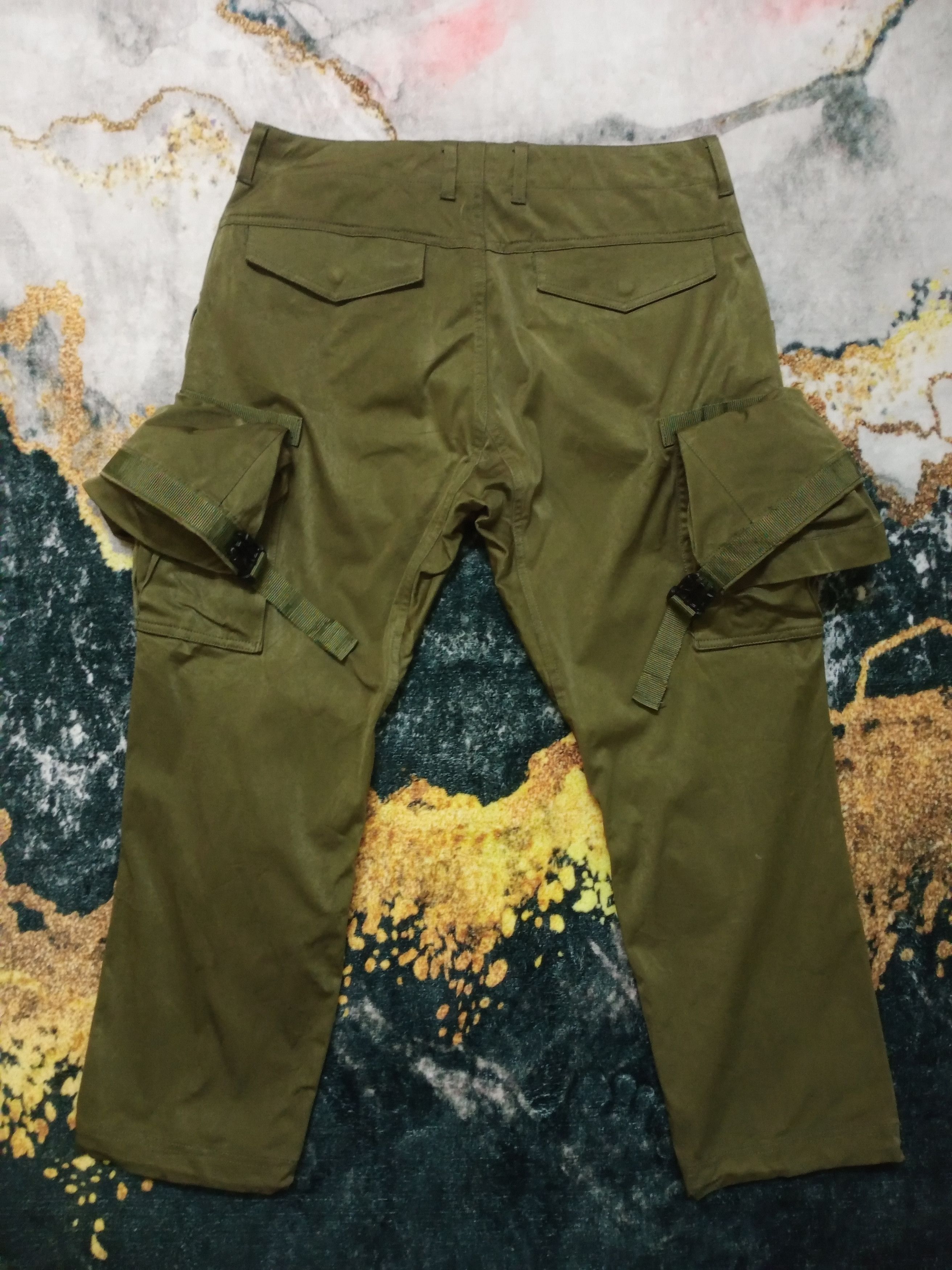 meanswhile Rare Vintage Meanswhile Tactical Pocket Cargo Pants Size US 36 / EU 52 - 10 Thumbnail