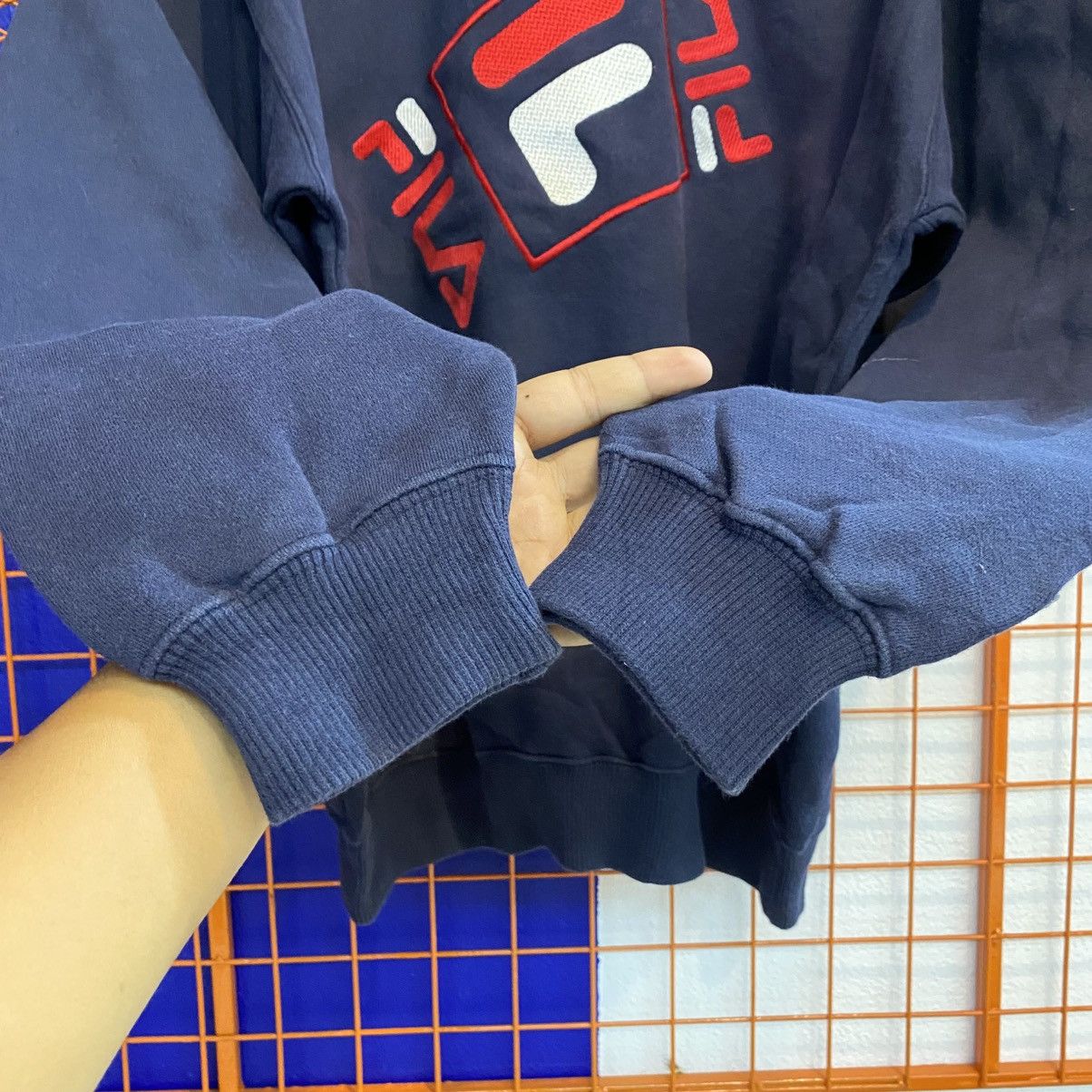 Fila × Vintage Vintage Fila Embroidery Sweatshirt Crewneck Big Logo Size US XL / EU 56 / 4 - 4 Thumbnail