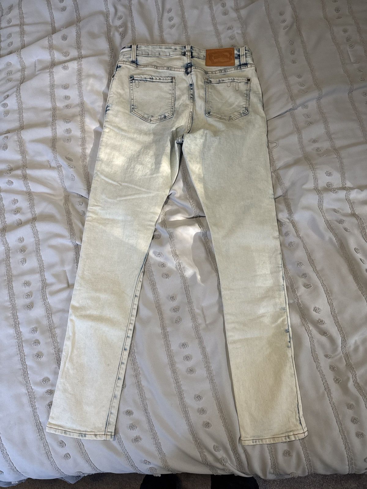 Icecream OG Icecream Running Dog Acid Washed Bleached Jeans Size US 32 / EU 48 - 3 Thumbnail