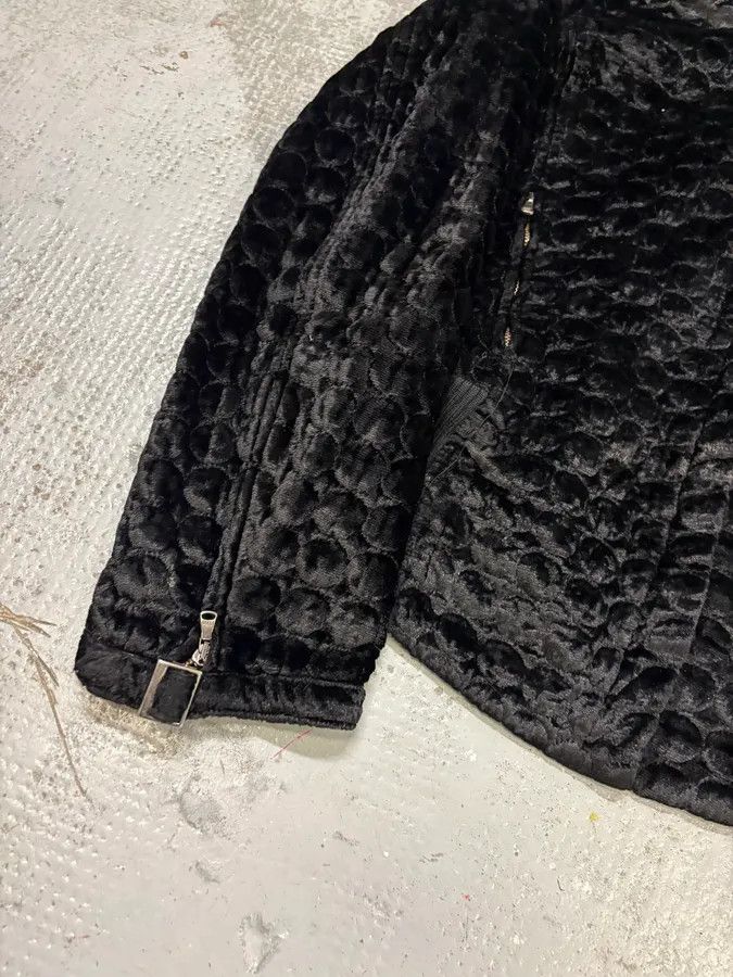 Gianfranco Ferre 2000s Gianfranco Ferré Black Textured Hybrid Black Jacket Size XS / US 0-2 / IT 36-38 - 9 Thumbnail