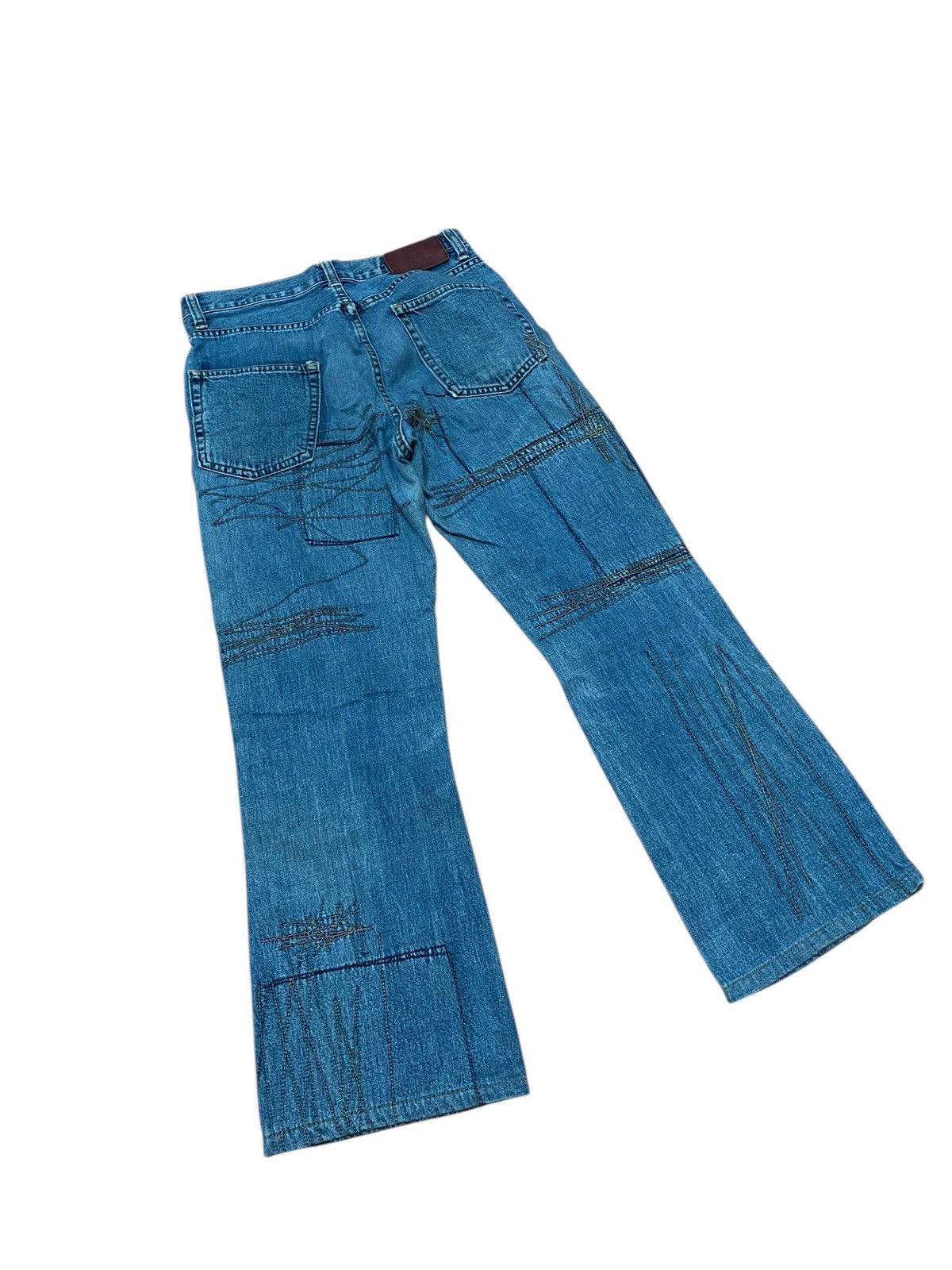 Hysteric Glamour 🔥SEND OFFER🔥Hysteric glamour zigzag flared denim very rare Size US 28 / EU 44 - 8 Thumbnail
