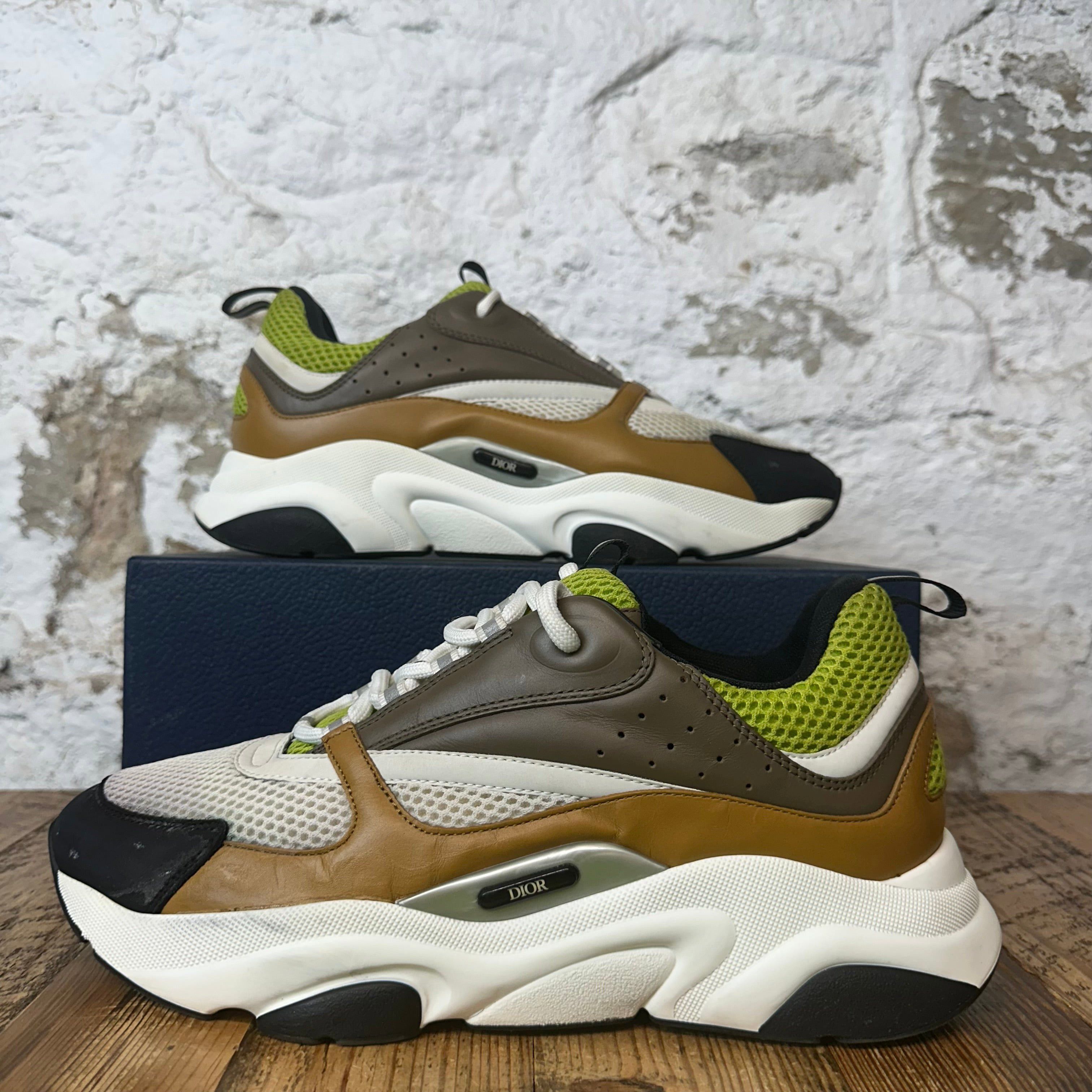 Dior Dior B22 Brown White Green Sneaker Sz 12 (45) Size US 12 / EU 45 - 1 Thumbnail