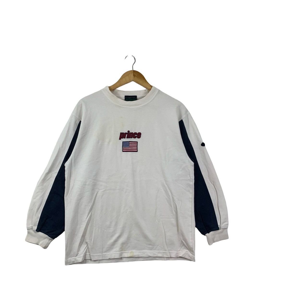 Vintage Logo Sweatshirt Sweater Top National League Size L / US 10 / IT 46 - 4 Thumbnail