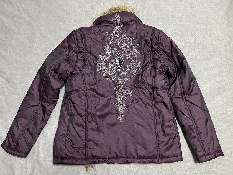 Yohji Yamamoto Vintage Embroidered Jacket with Detachable Fur Collar-2506 Size M / US 6-8 / IT 42-44 - 2 Thumbnail