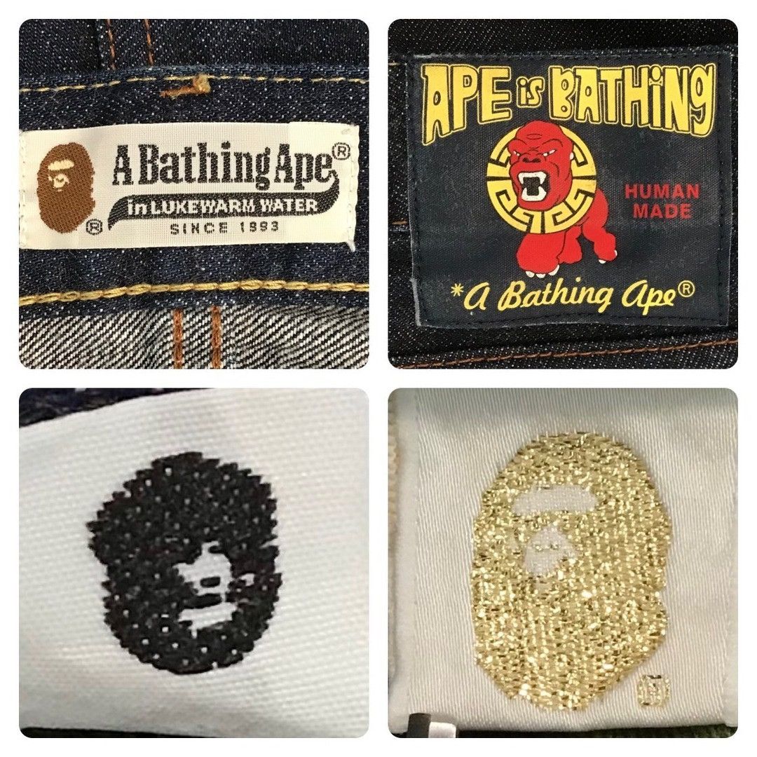 Bape BAPE STA Denim Pants a bathing ape star NIGO BAPESTA ★size L Size US 34 / EU 50 - 10 Thumbnail