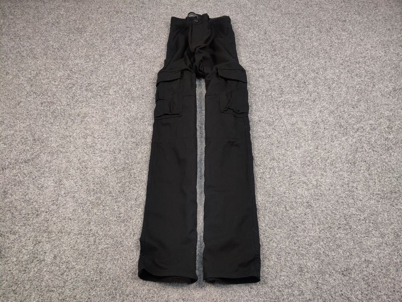 Japanese Brand Vintage 90's Japanese design black multi pocket Cargo Pants Size US 34 / EU 50 - 2 Thumbnail
