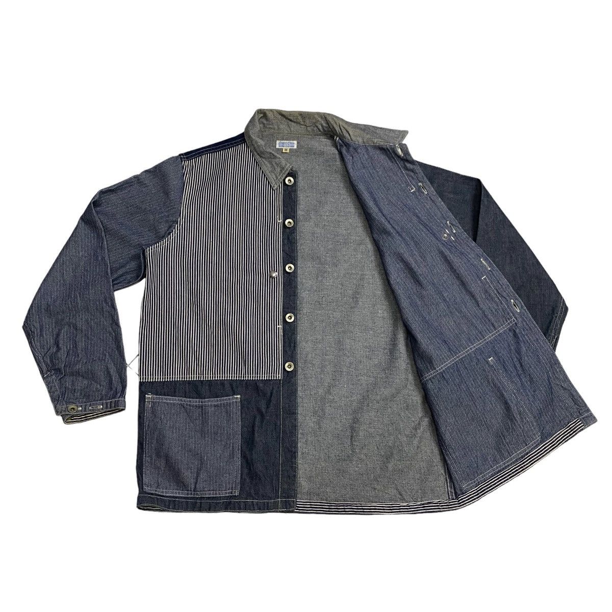 Sugar Cane Sugar Cane Coverall Denim Jacket Crazy Pattern Size US M / EU 48-50 / 2 - 11 Thumbnail