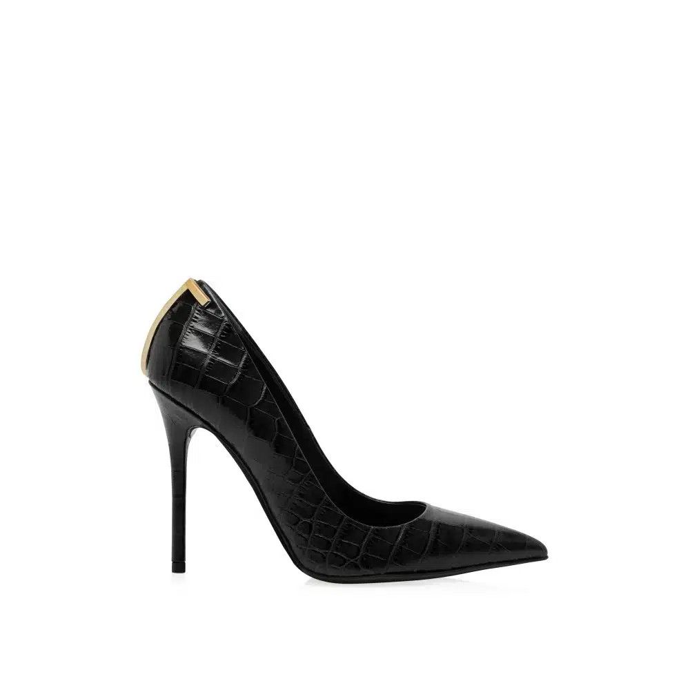 Tom Ford o1loc1c0325 W3128 Hi Heel Pumps in Black Size US 9 / IT 39 - 1 Thumbnail