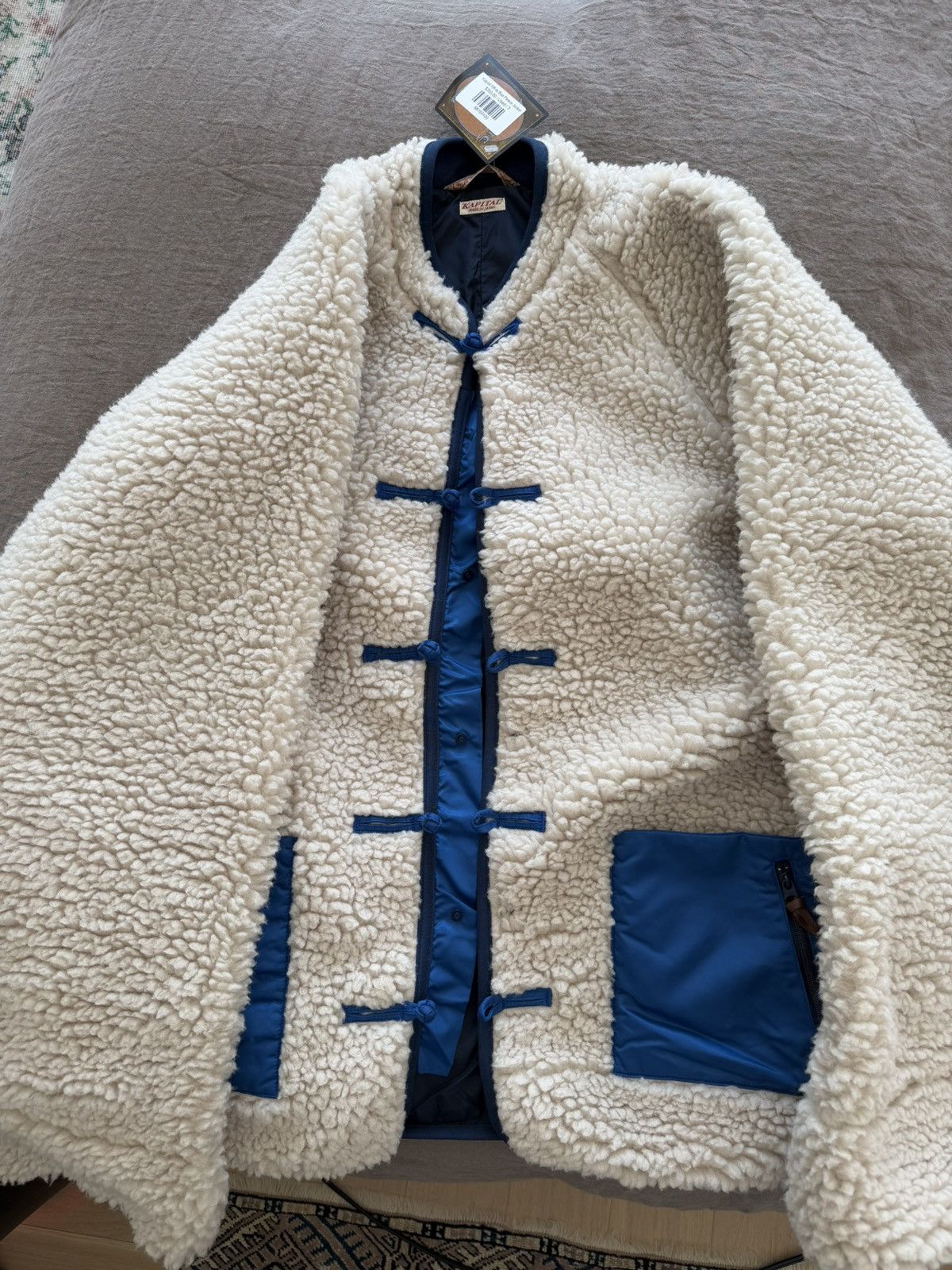 Kapital Kapital White Boa Fleece Jacket Size US L / EU 52-54 / 3 - 1 Thumbnail