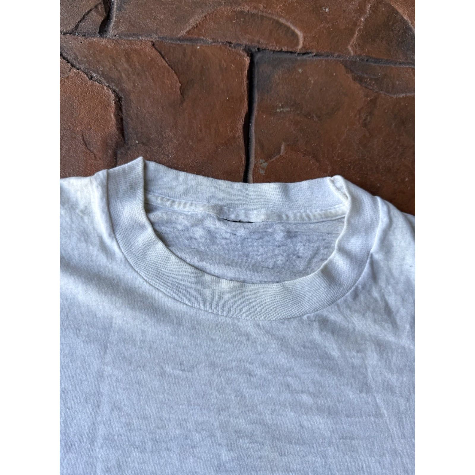 Vintage VINTAGE Bad Influence T-Shirt Grunge Shirt Mens L White Crew Neck Short Sleeve Graphic Print Vintage 90s Cotton Regular Size US L / EU 52-54 / 3 - 3 Thumbnail