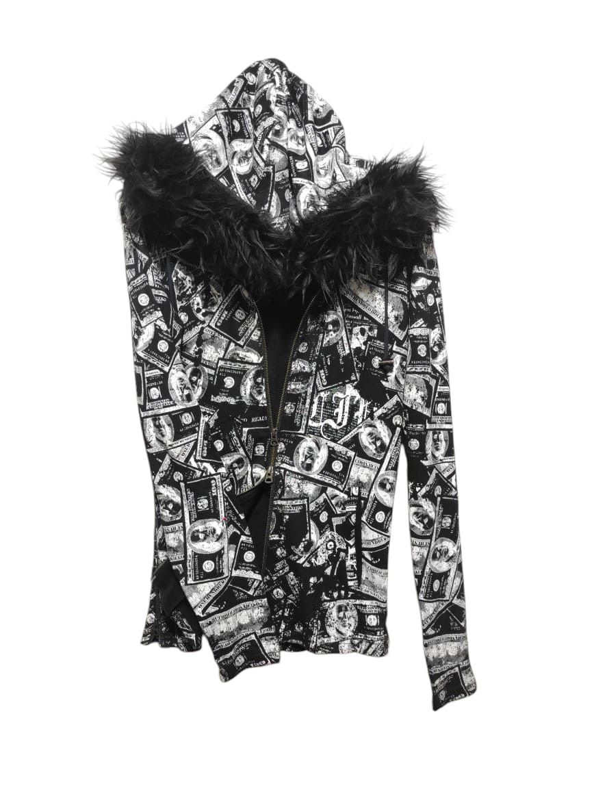 CIVARIZE Civarize Double Zipper Fur Hoodie LGB IfSixWasNine style Size US S / EU 44-46 / 1 - 2 Thumbnail