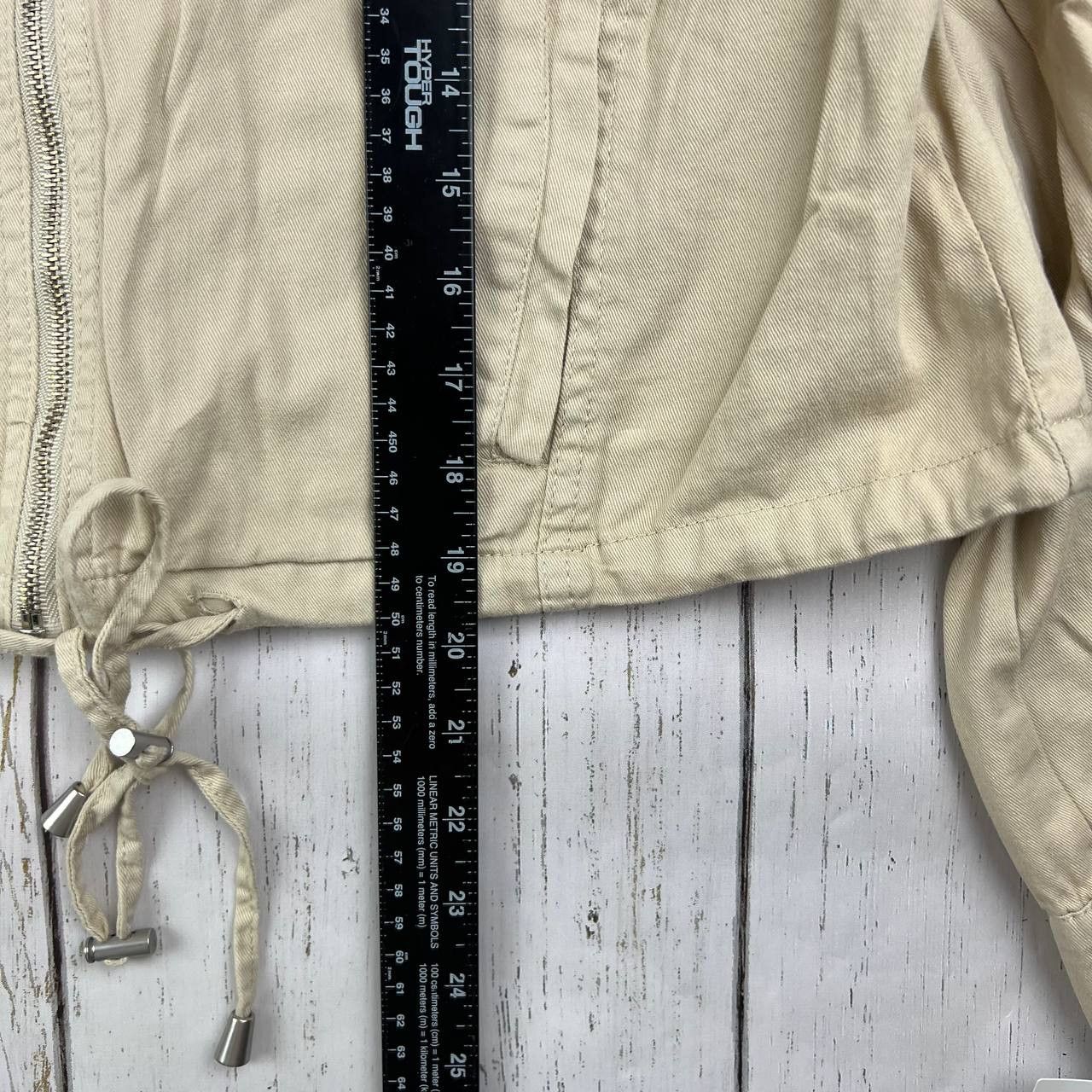 BLANKNYC BlankNYC Medium Full Zip Twill Utility Jacket New Women Size M / US 6-8 / IT 42-44 - 5 Thumbnail