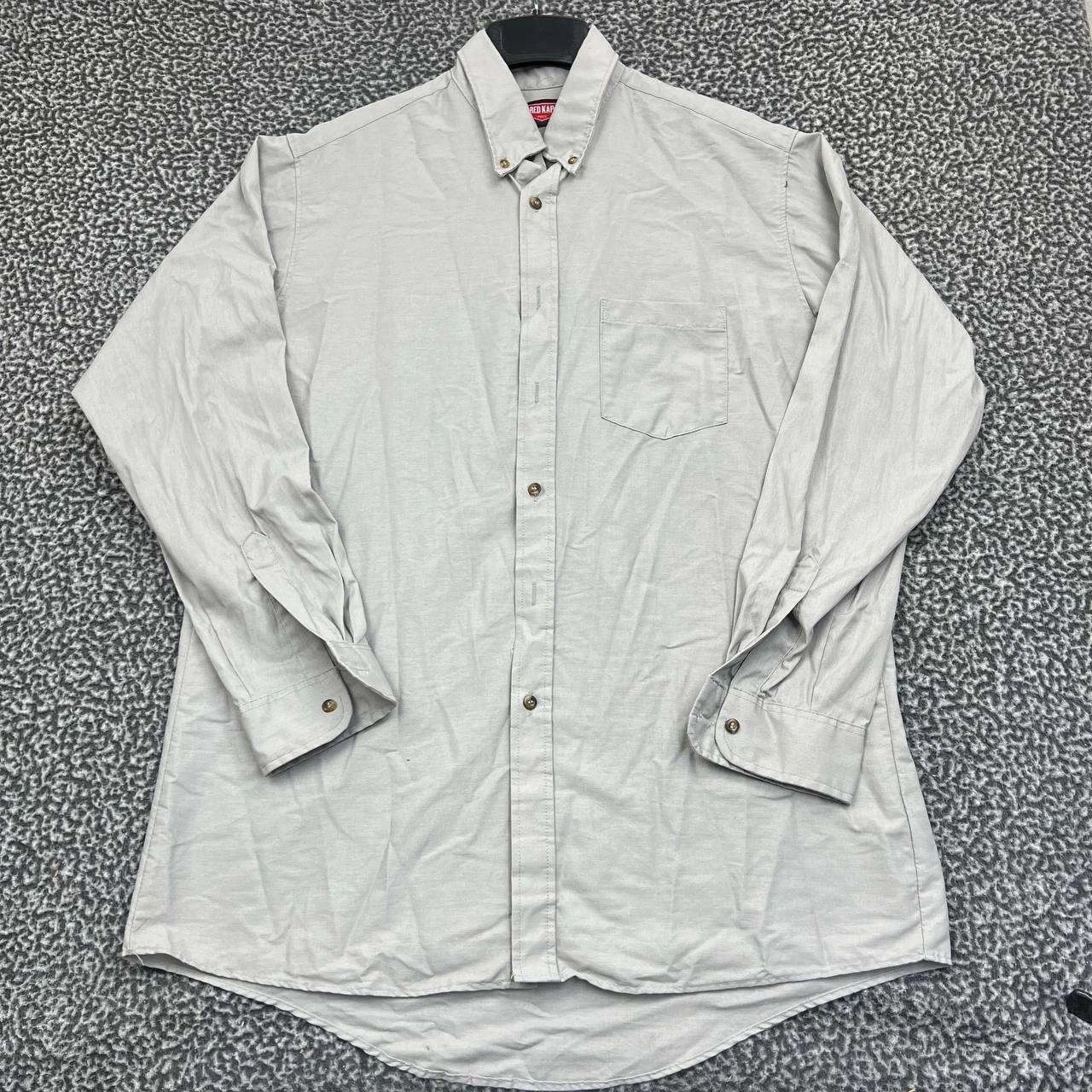 Red Kap Vintage Red Kap Shirt Men L Button Down Long Sleeve Collared Size US L / EU 52-54 / 3 - 1 Thumbnail