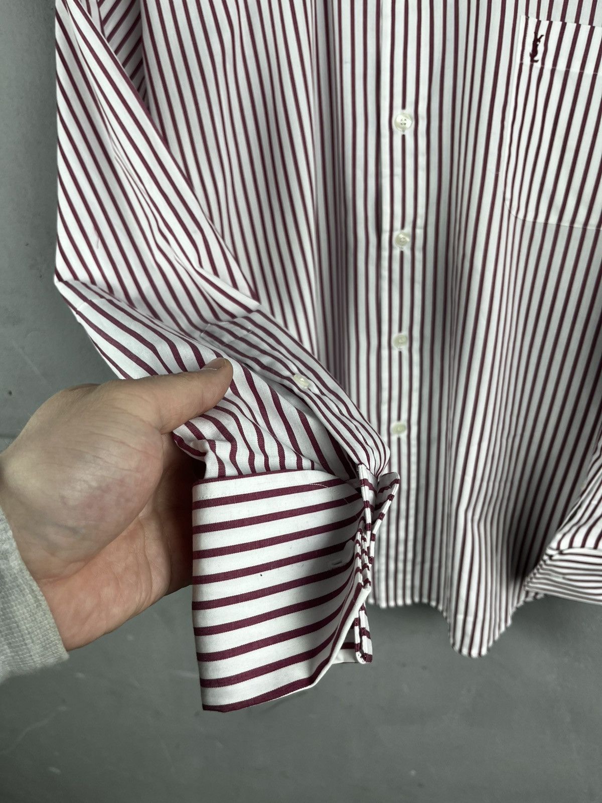 Yves Saint Laurent YSL button shirt vintage rare Size US L / EU 52-54 / 3 - 8 Thumbnail