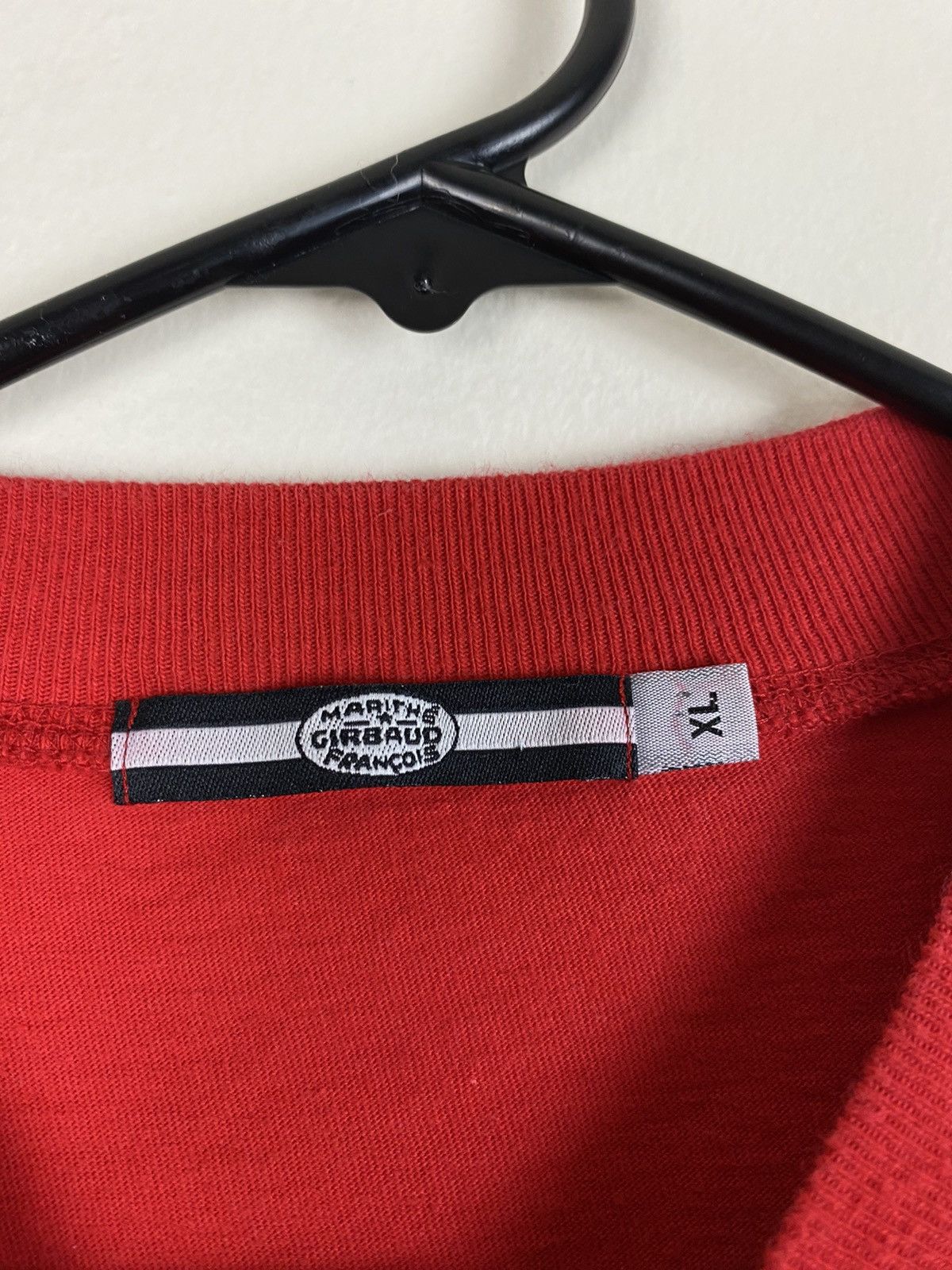 Marithe + Francois Girbaud × Vintage Vintage Marithe Francois Girbaud Red Long Sleeve Made in USA Size US XL / EU 56 / 4 - 4 Thumbnail