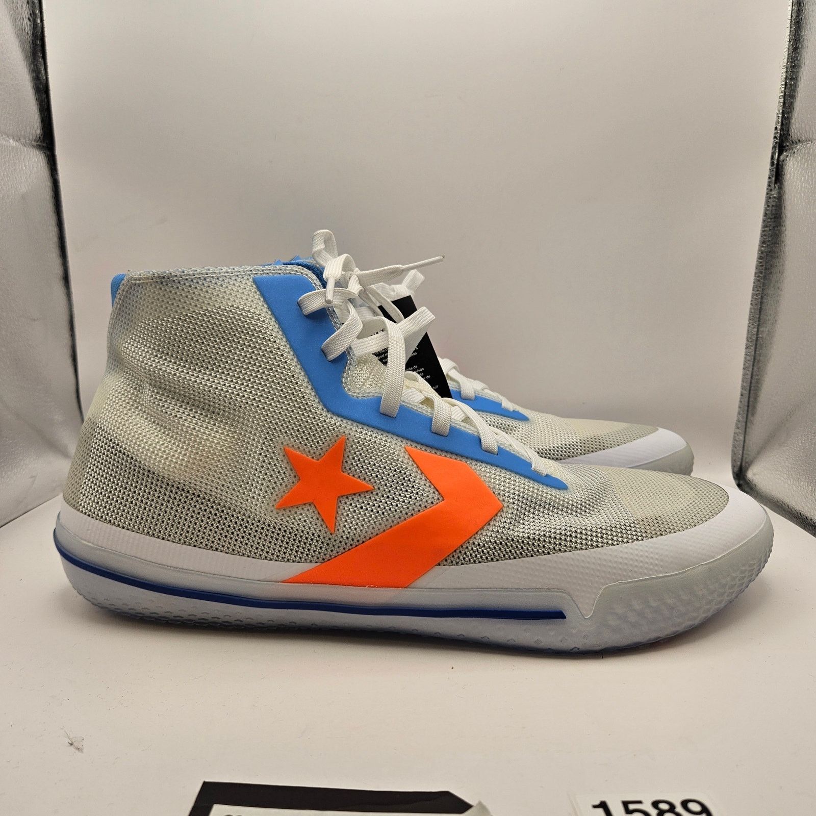 Converse CONVERSE MEN'S 16 ALL STAR PRO BB HIGH SOLSTICE WHITE ROYAL Size US 15 / EU 48 - 4 Thumbnail