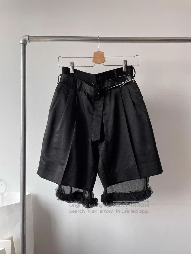 Comme des Garcons Comme Des Garcons size XS Two-layer deconstructed shorts Size 25" / US 0 / IT 36 - 1 Thumbnail