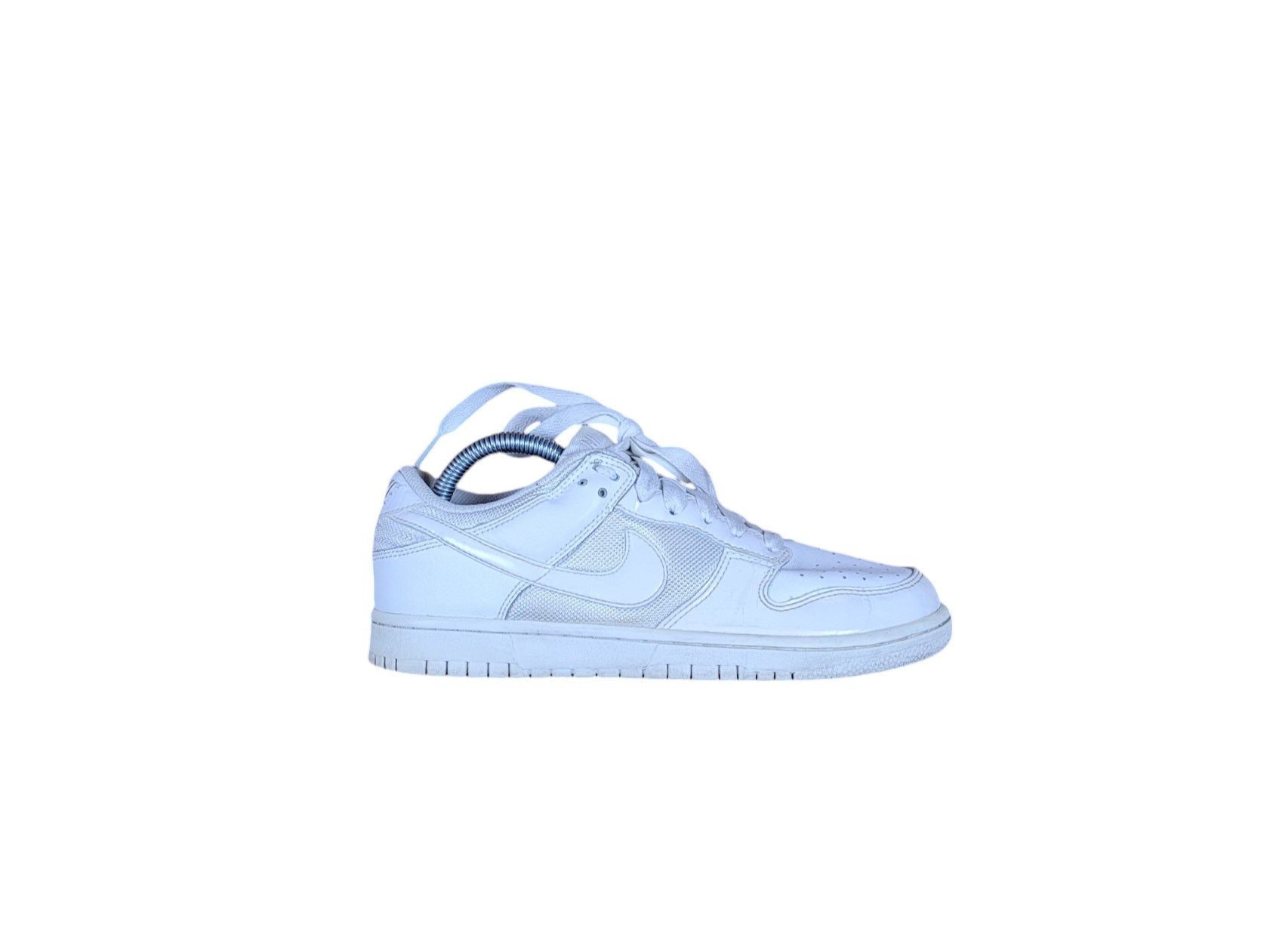 Nike 2008 Vintage Nike WMNS Dunk Low All White Size US 8.5 / IT 38.5 - 1 Thumbnail