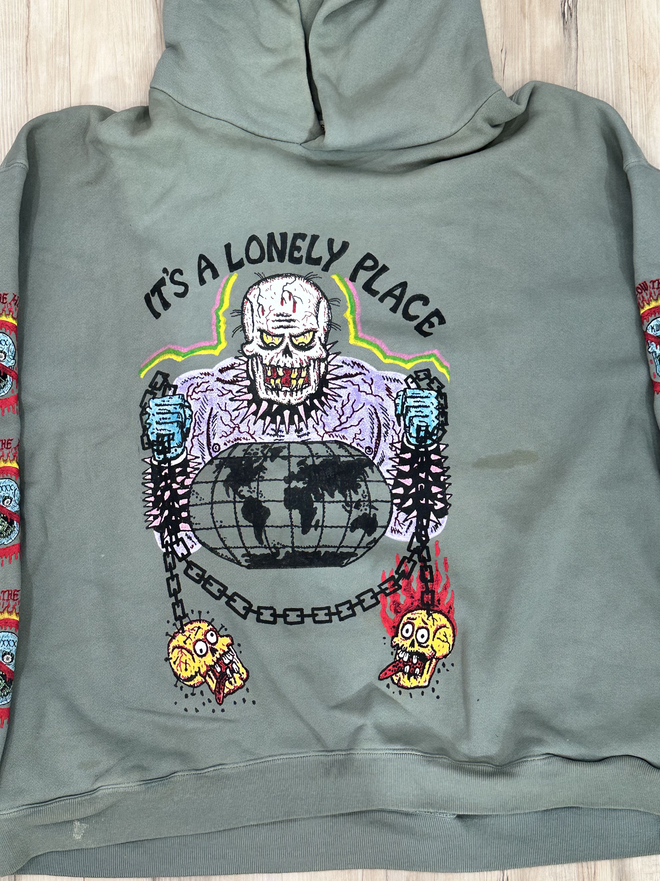 Kanye West Kanye West YZY 6 × XXXTentacion "Hold The Gate" Hoodie XL Size US XL / EU 56 / 4 - 5 Thumbnail