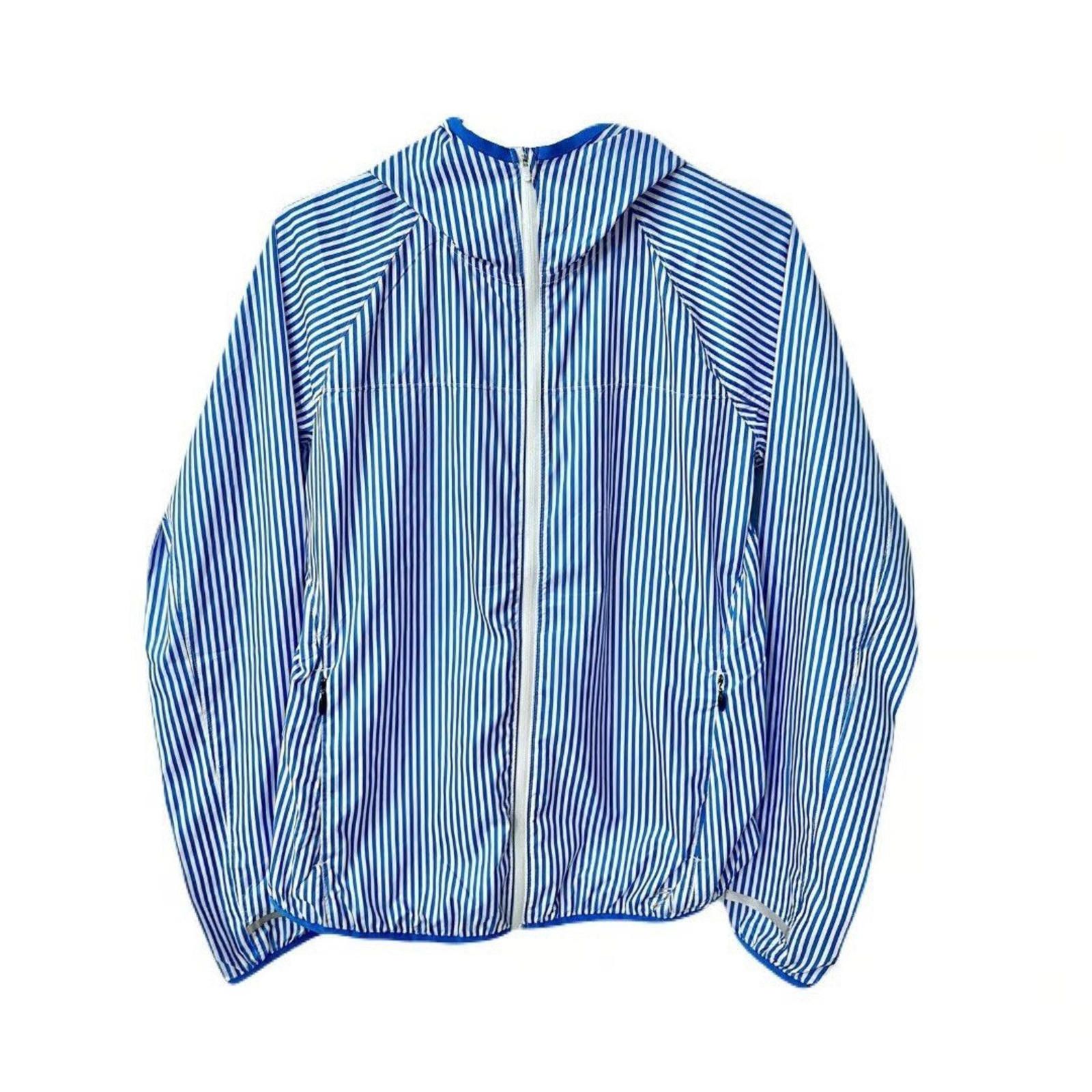 New Balance New Balance x JCrew Ultralight Striped Windbreaker-Blue - XS Size XS / US 0-2 / IT 36-38 - 6 Thumbnail