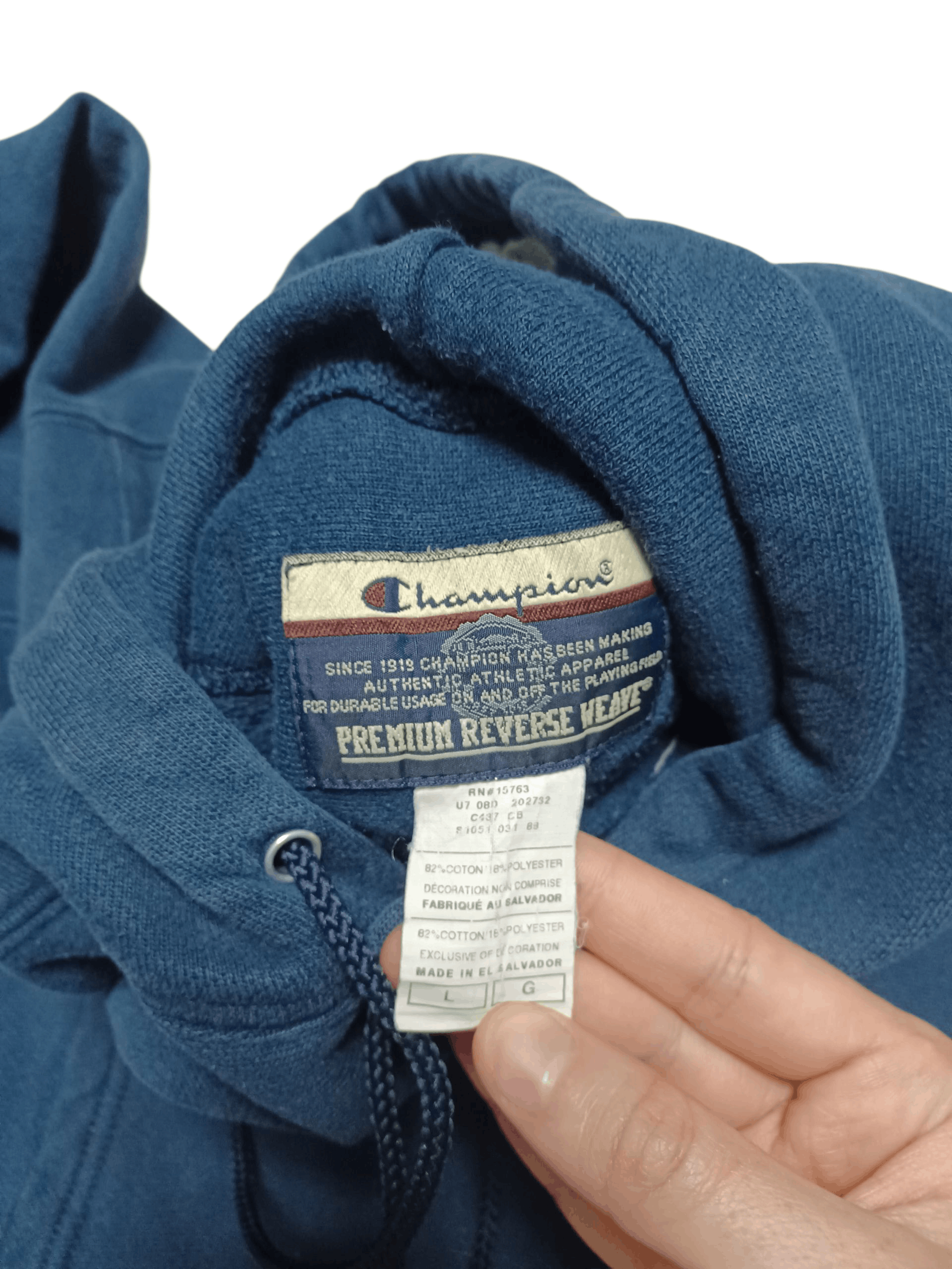 Champion SCHAEFFER ACADEMY CHAMPION VINTAGE REVERSE WEAVE HOODIE Size US L / EU 52-54 / 3 - 6 Thumbnail