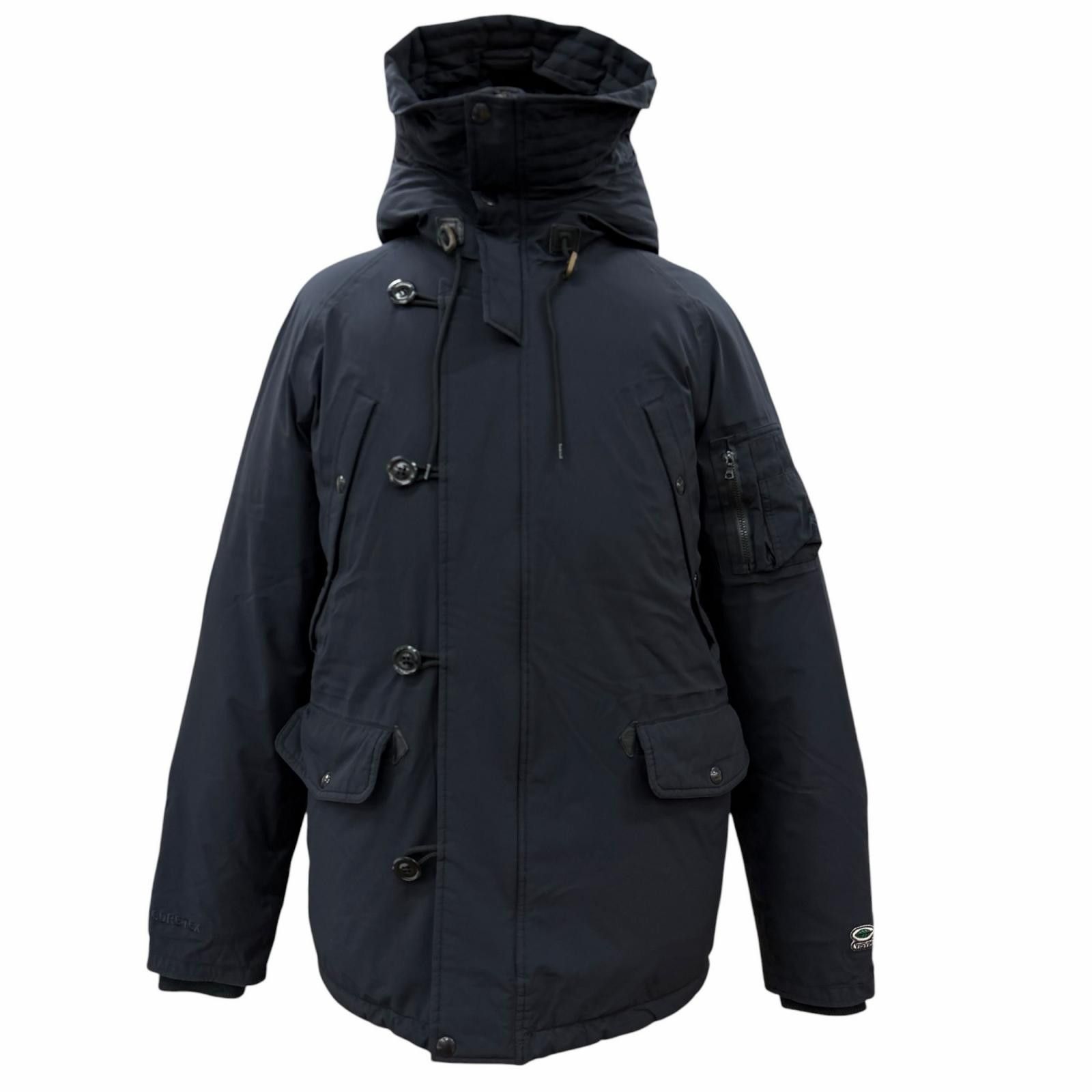 Visvim Visvim 3L Lieutenant Coat Harris Tweed Gore-Tex Peacoat in
