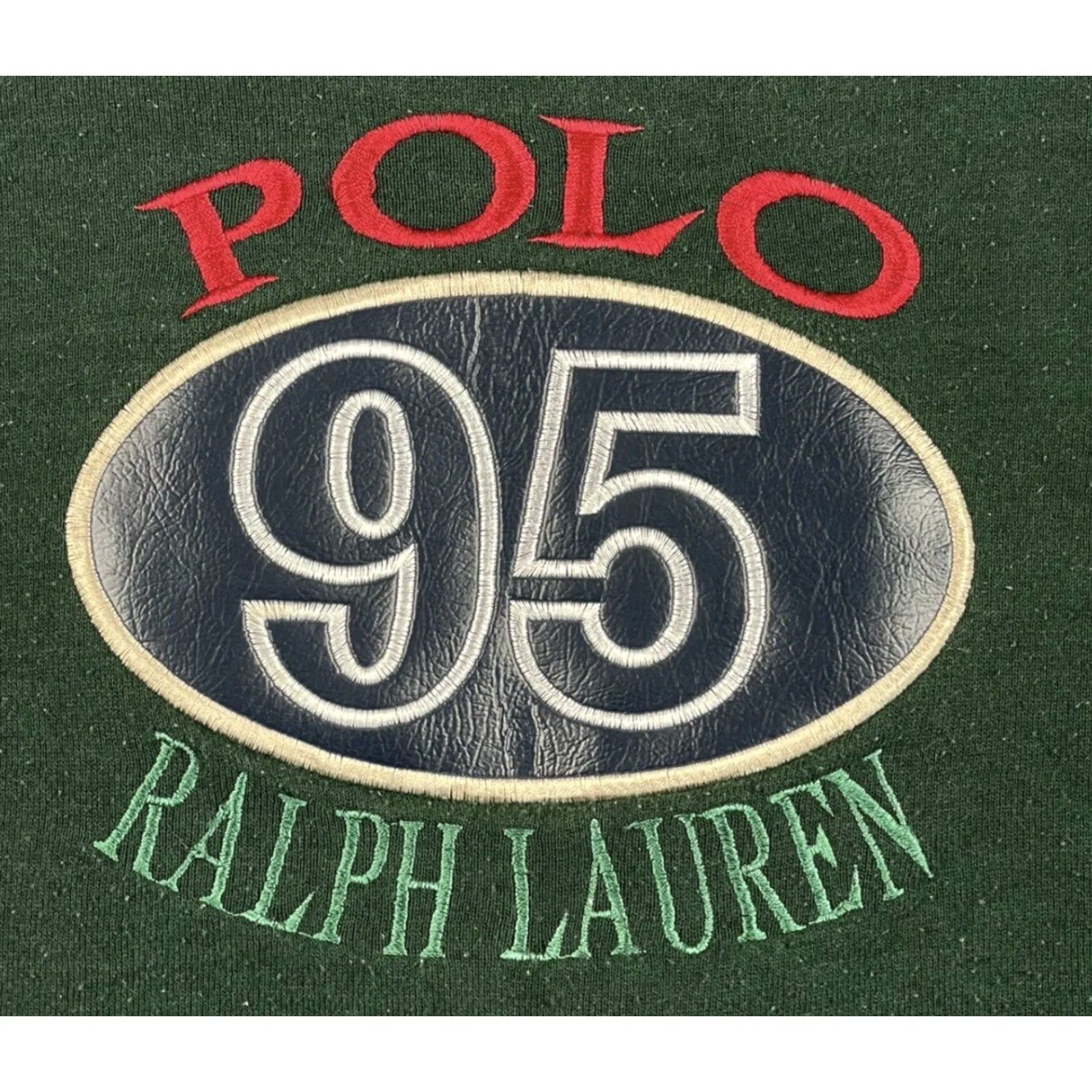 Polo Ralph Lauren Vintage Polo Ralph Lauren 90s Crewneck Sweatshirt XL Green USA Made 1995 Size US XL / EU 56 / 4 - 2 Thumbnail