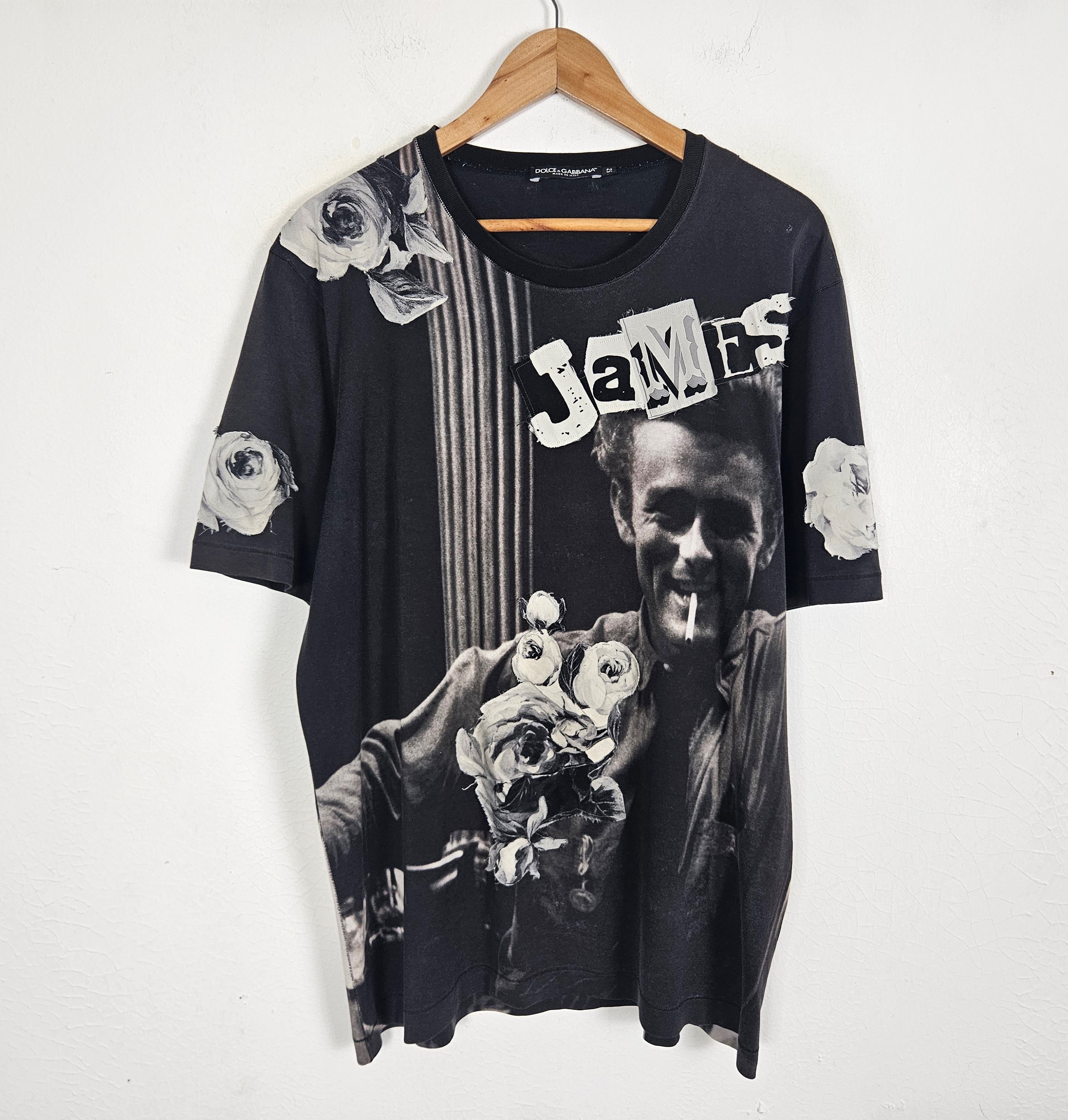 Dolce & Gabbana Dolce & Gabanna James Dean Allover Print shirt Size US L / EU 52-54 / 3 - 2 Thumbnail